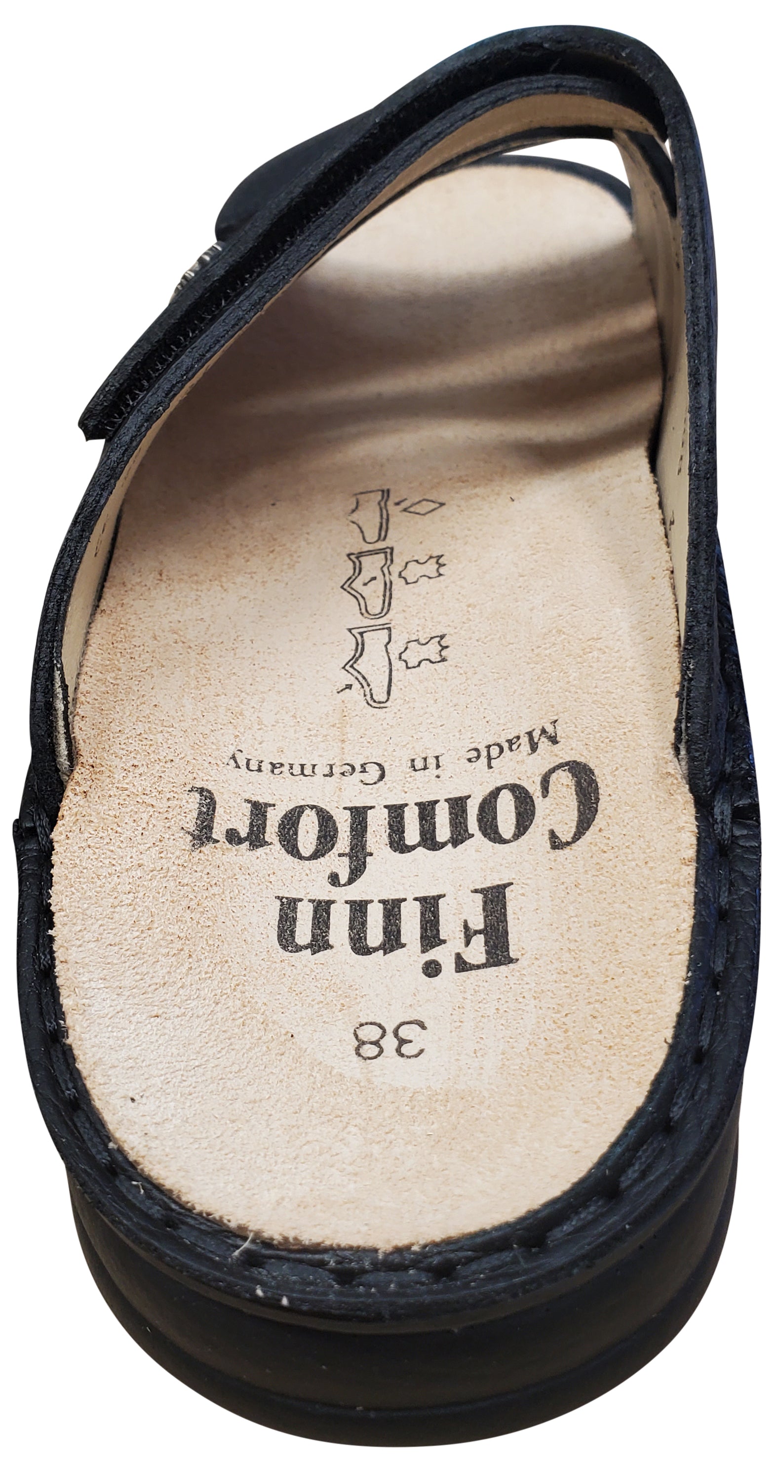Sandale Korfu Finn Comfort, bison noir