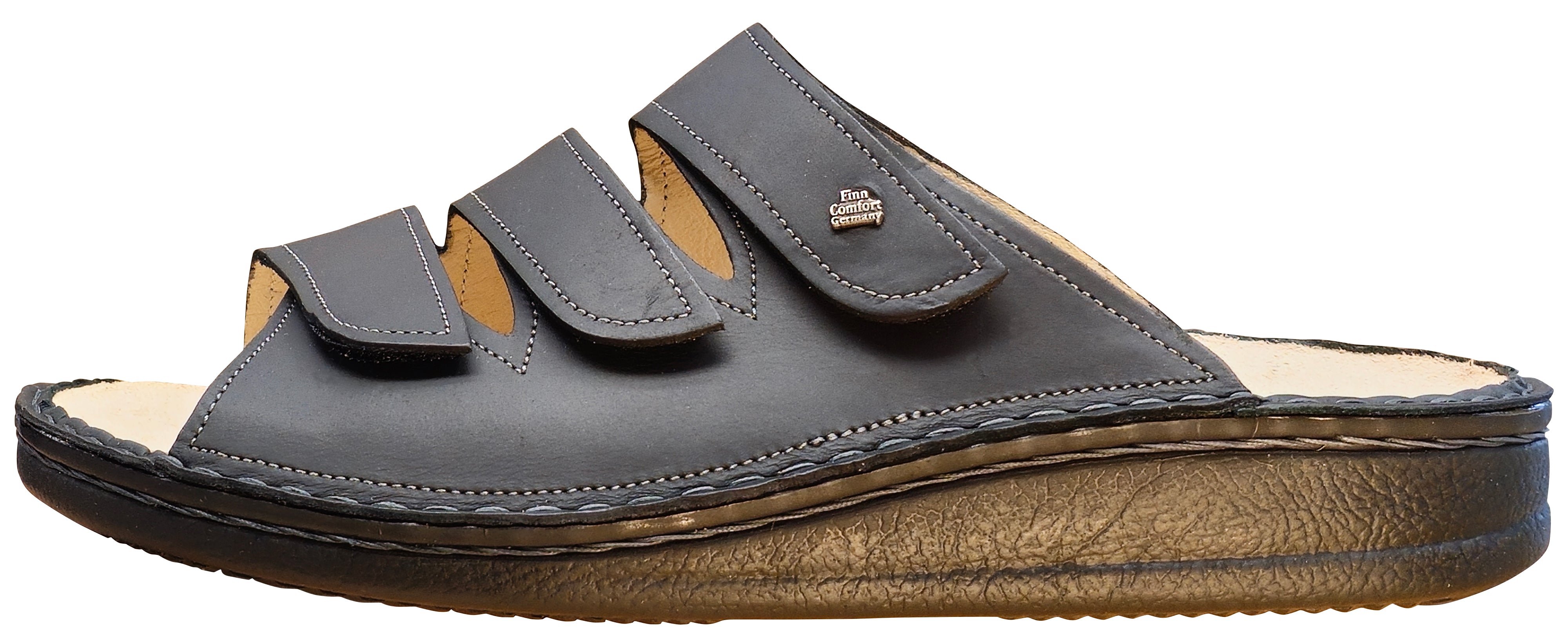 Sandales Korfu pour femme Finn Comfort, noires