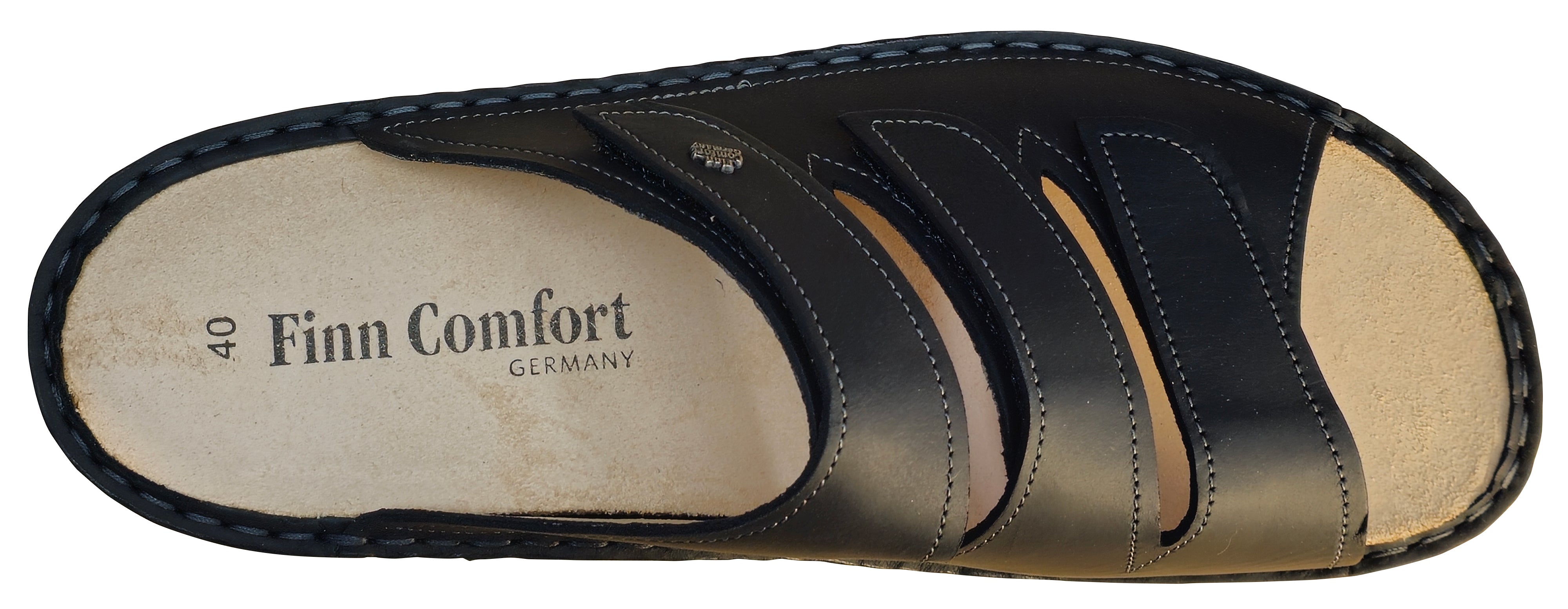 Sandales Korfu pour femme Finn Comfort, noires