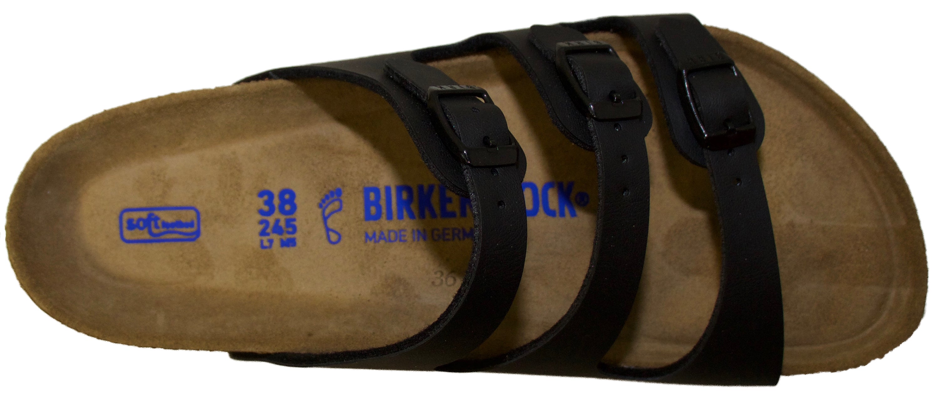 Birkenstock Florida Soft Footbed Birko-Flor Noir