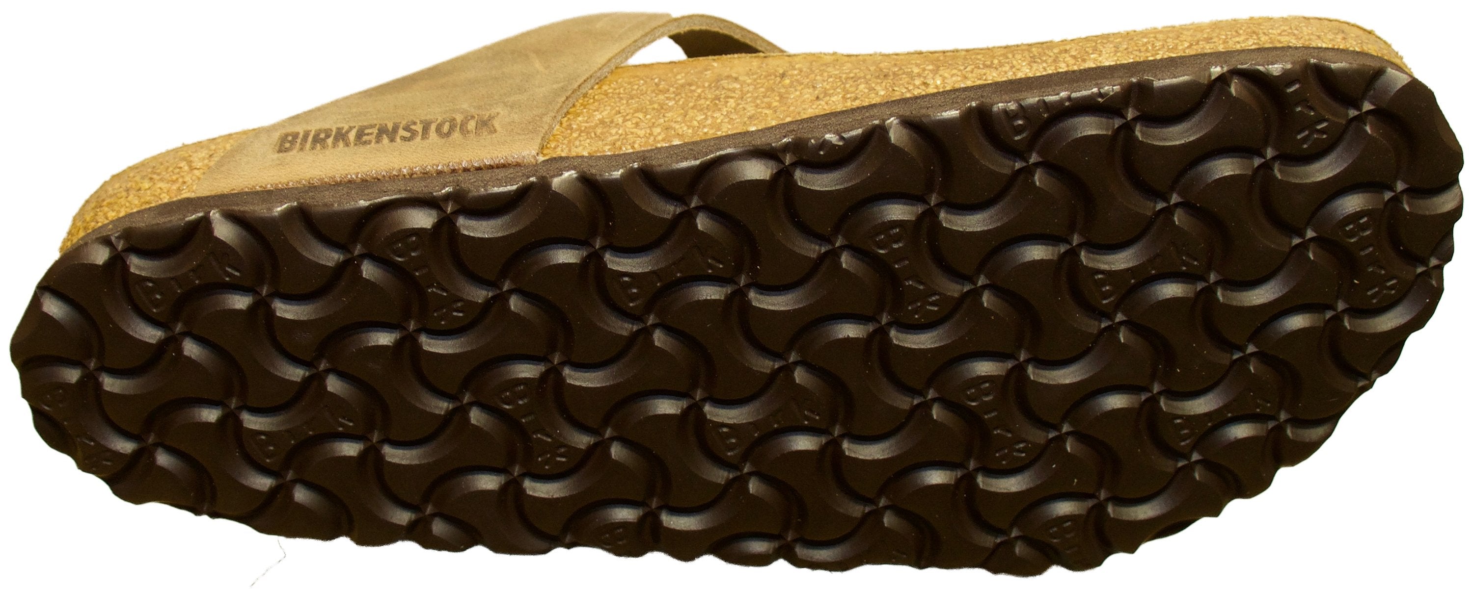 Birkenstock Gizeh Cuir huilé Tabac