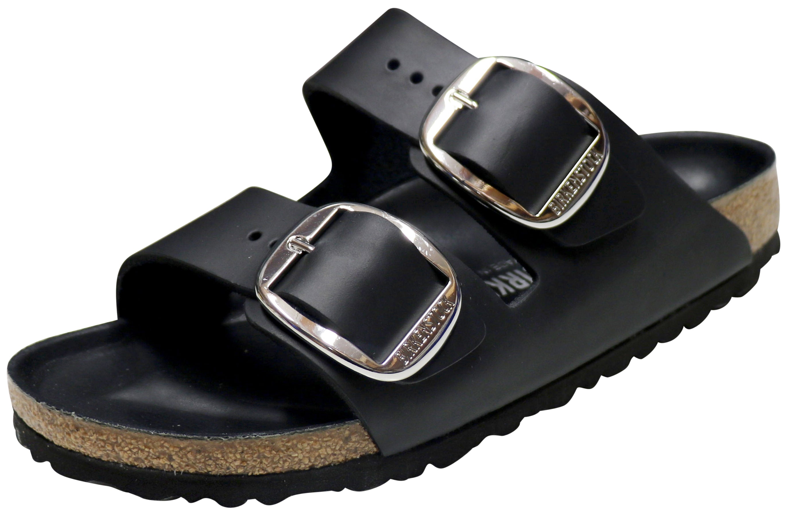 Birkenstock Arizona Big Buckle, noir, cuir huilé