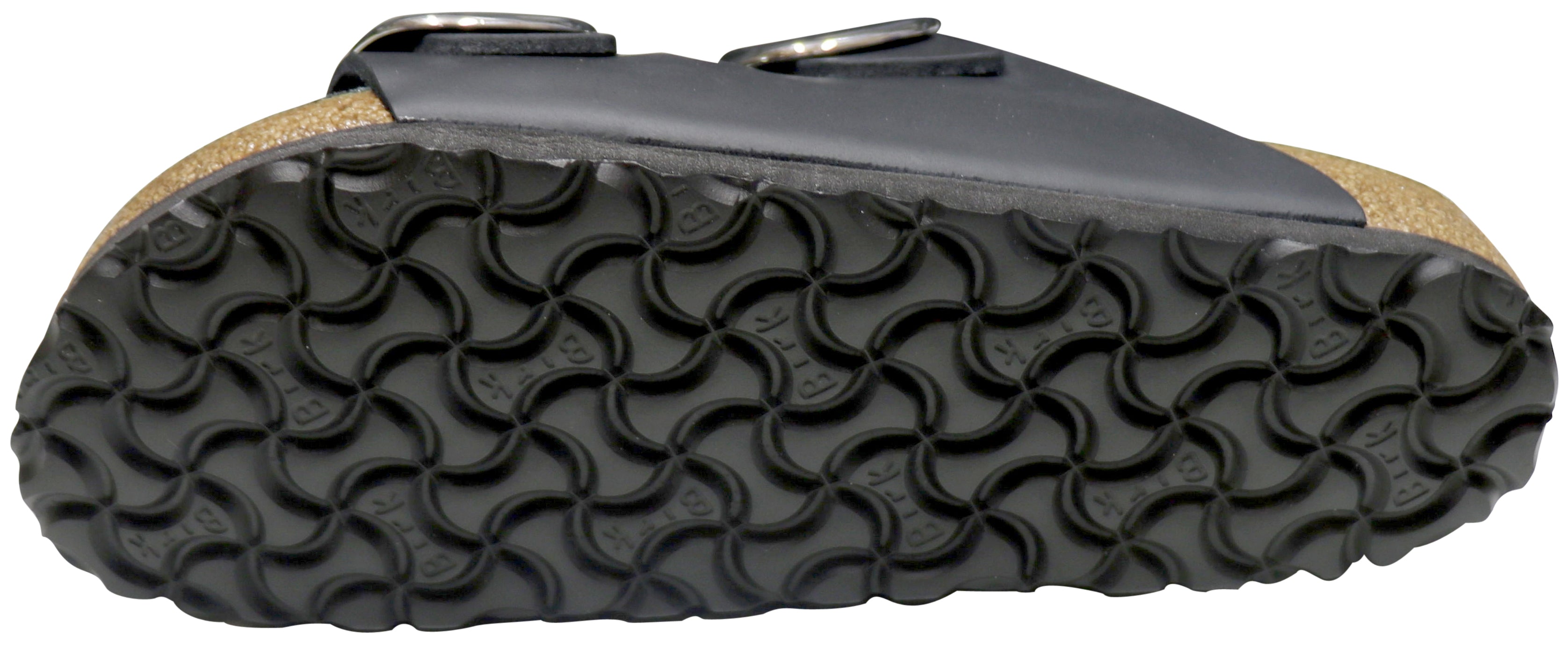 Birkenstock Arizona Big Buckle, noir, cuir huilé