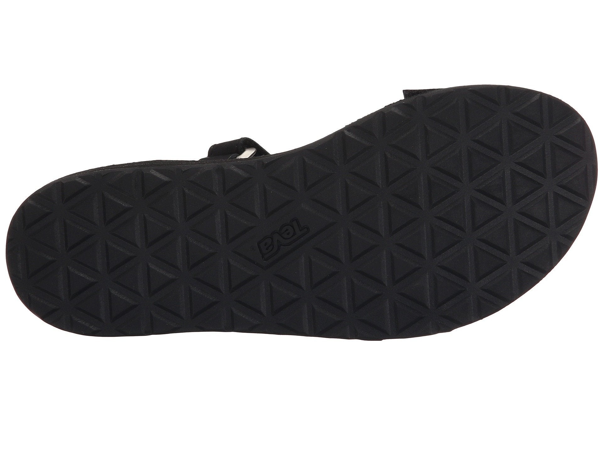 Sandales Teva Universal Slide en cuir noir pour femme