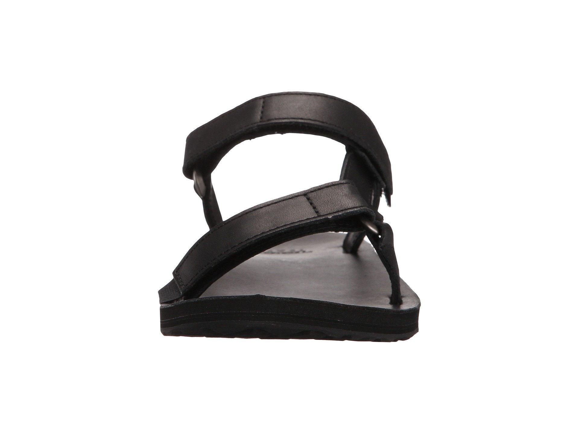 Sandales Teva Universal Slide en cuir noir pour femme