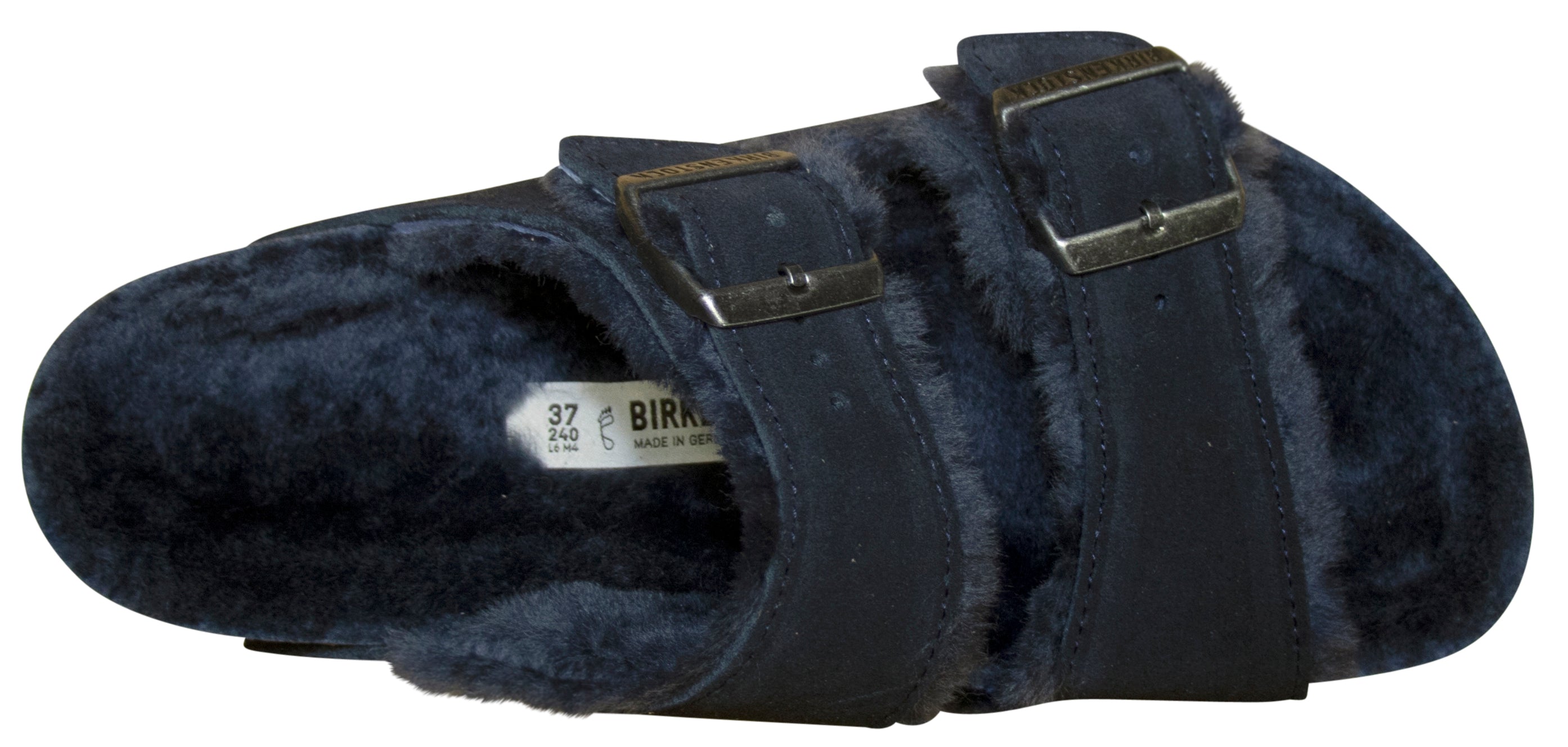 Birkenstock Arizona, Vison, Daim/Shearling, Nuit