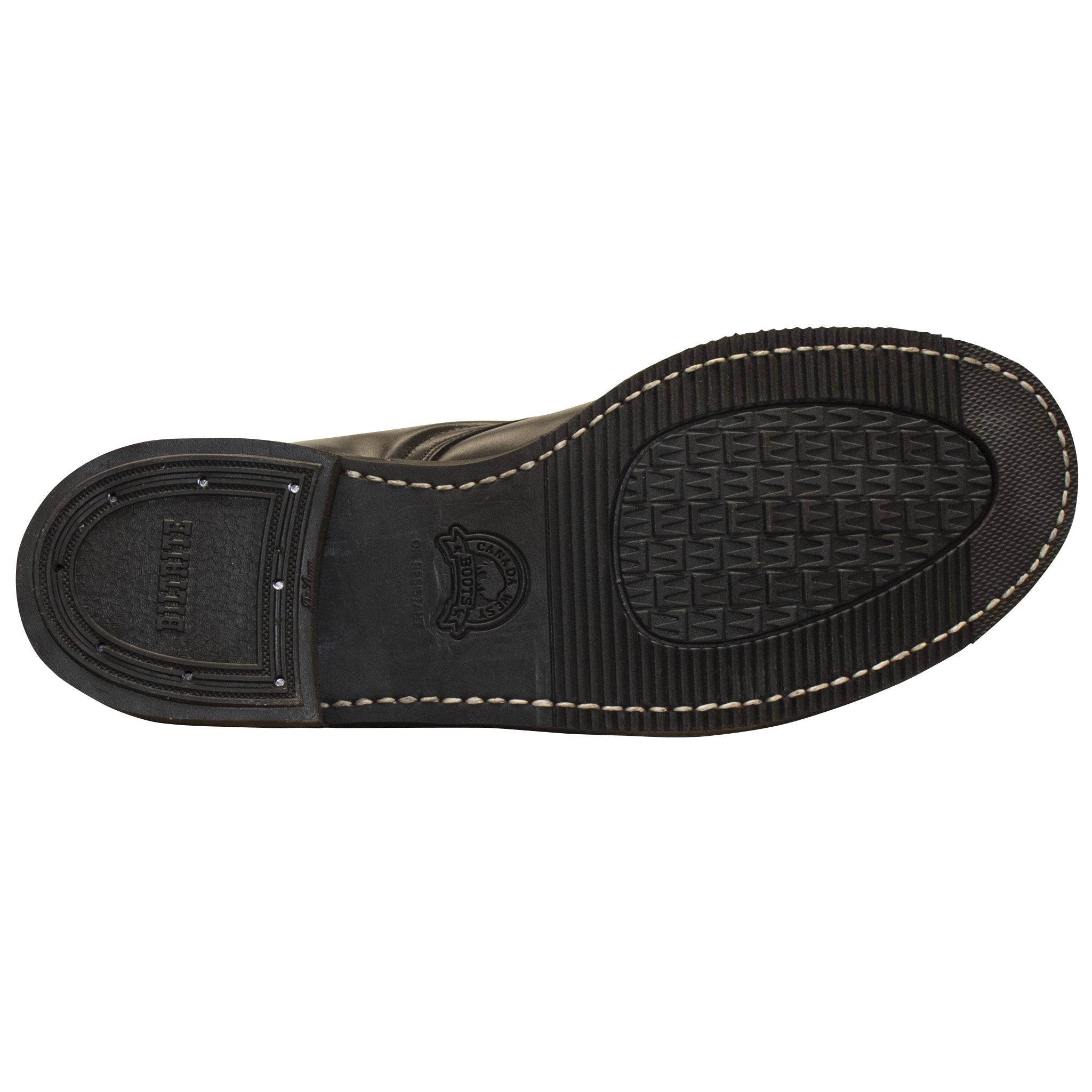 Chaussures pour hommes Canada West Shoe Service, noires lisses