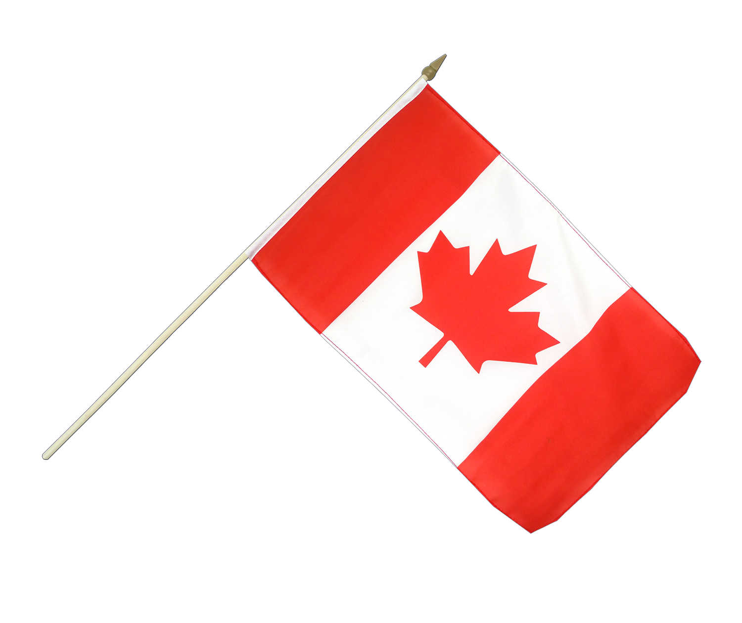 Canada 100% Polyester Stick Flag 12"X18"
