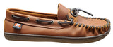 Men's Moccasins Peanut With Rubber Outsole