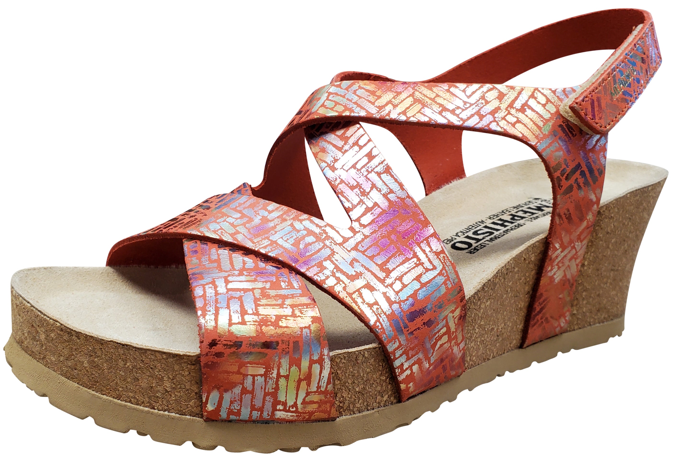 Sandale Mephisto Lyla pour femme corail