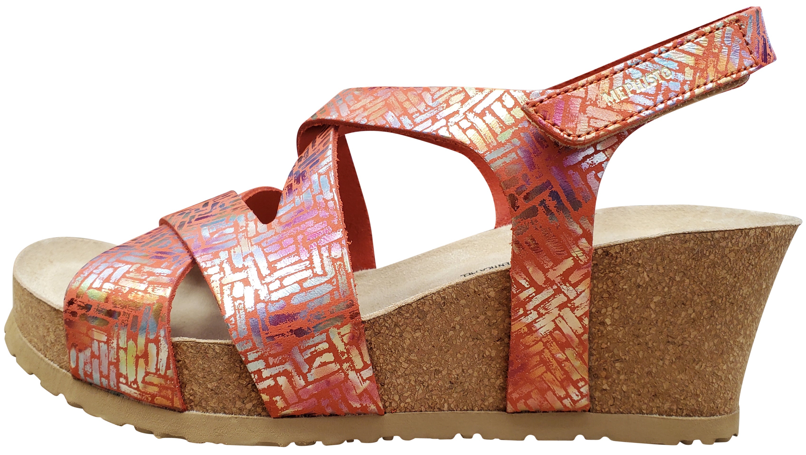 Sandale Mephisto Lyla pour femme corail
