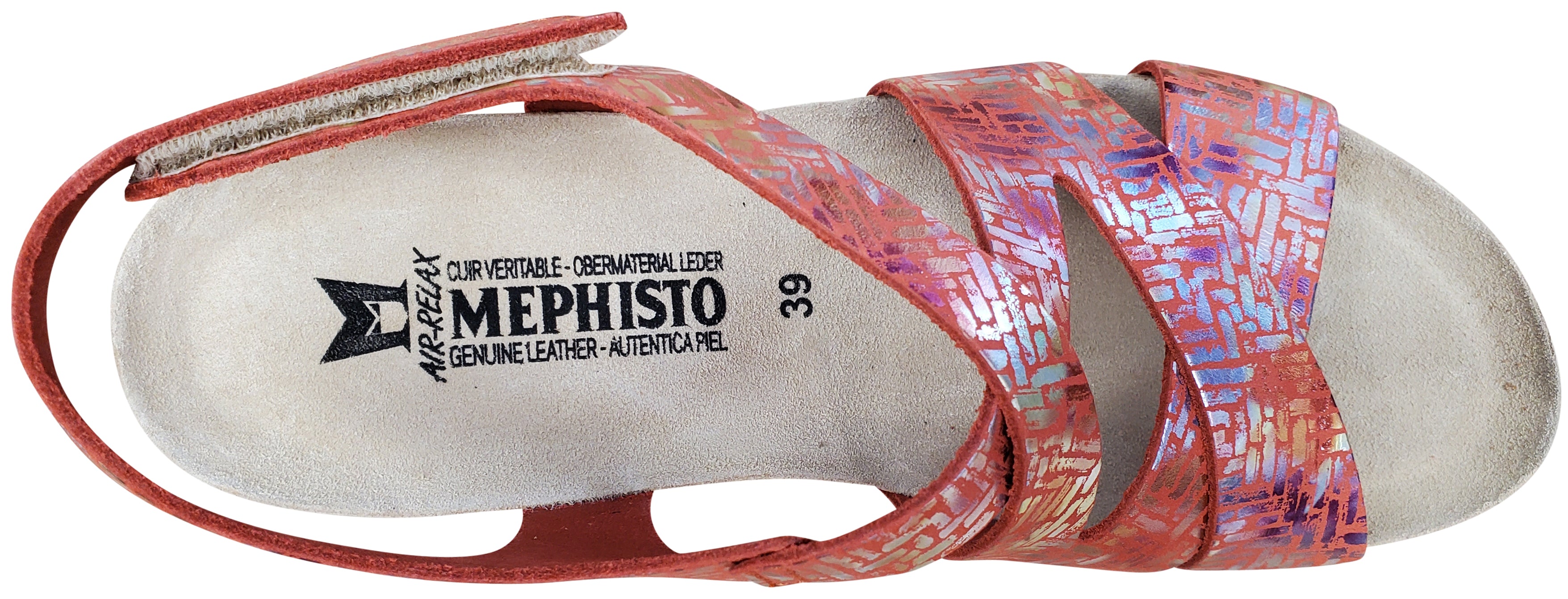 Sandale Mephisto Lyla pour femme corail