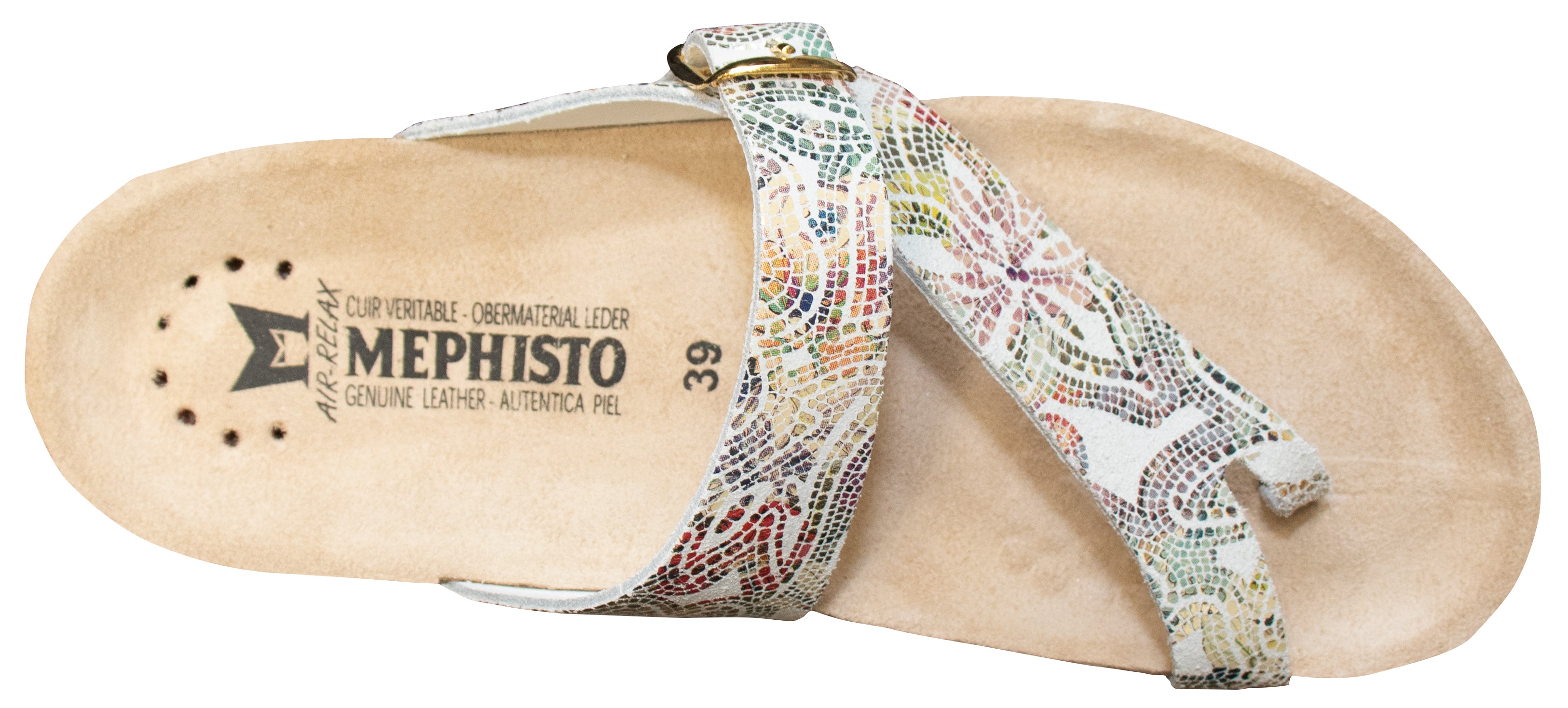 Sandale Helen multicolore pour femme Mephisto, Pompei 28677