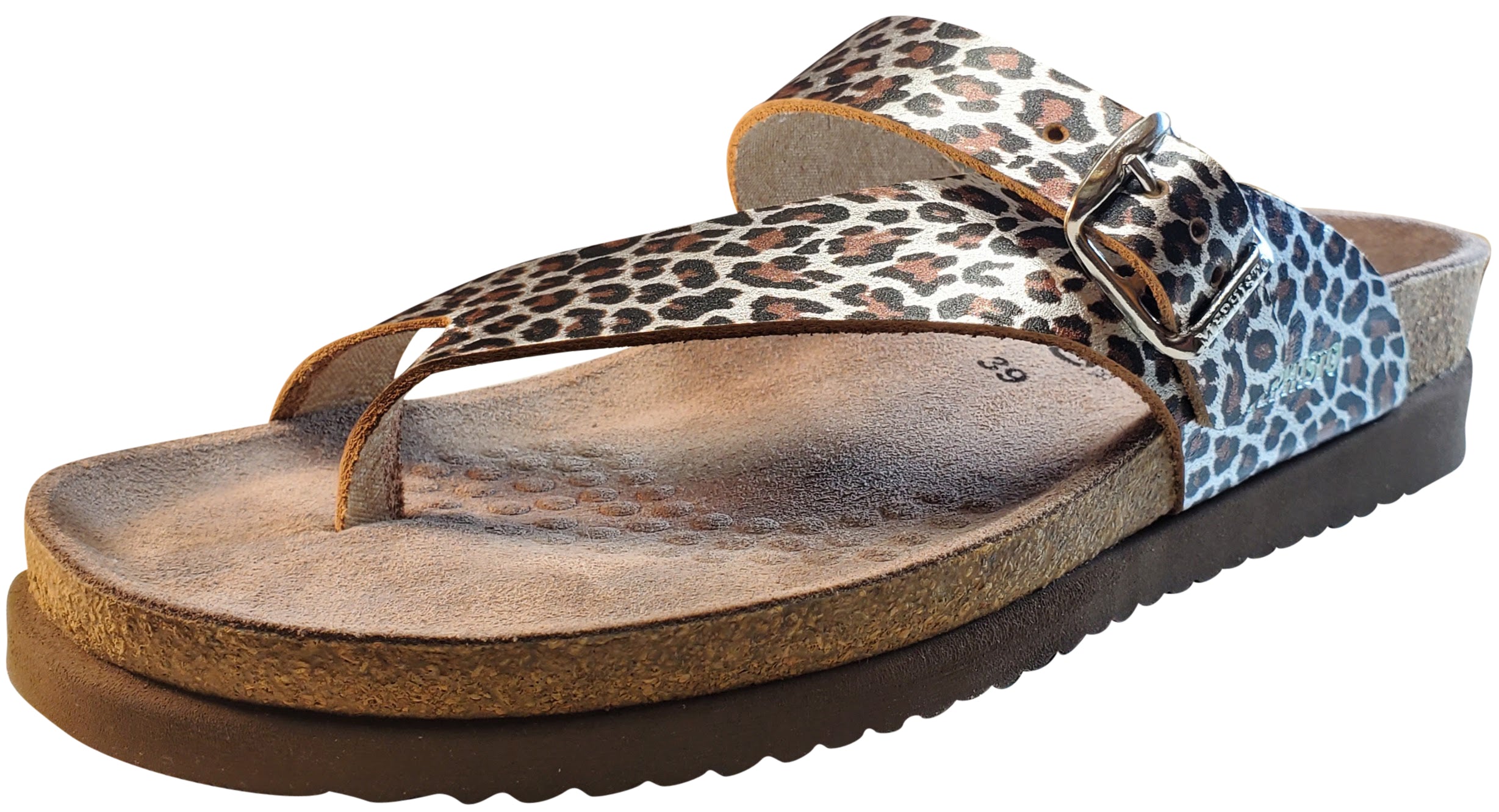 Sandale Helen pour femme de Mephisto, marron panthère