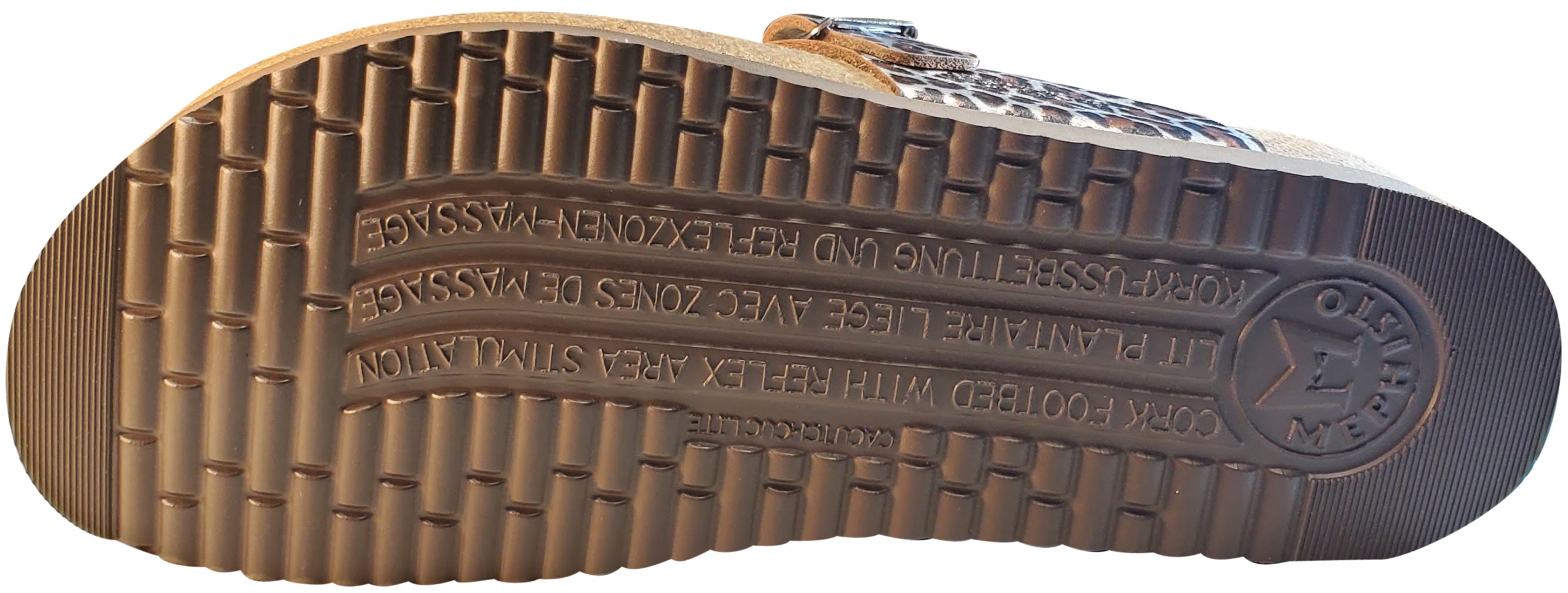 Sandale Helen pour femme de Mephisto, marron panthère