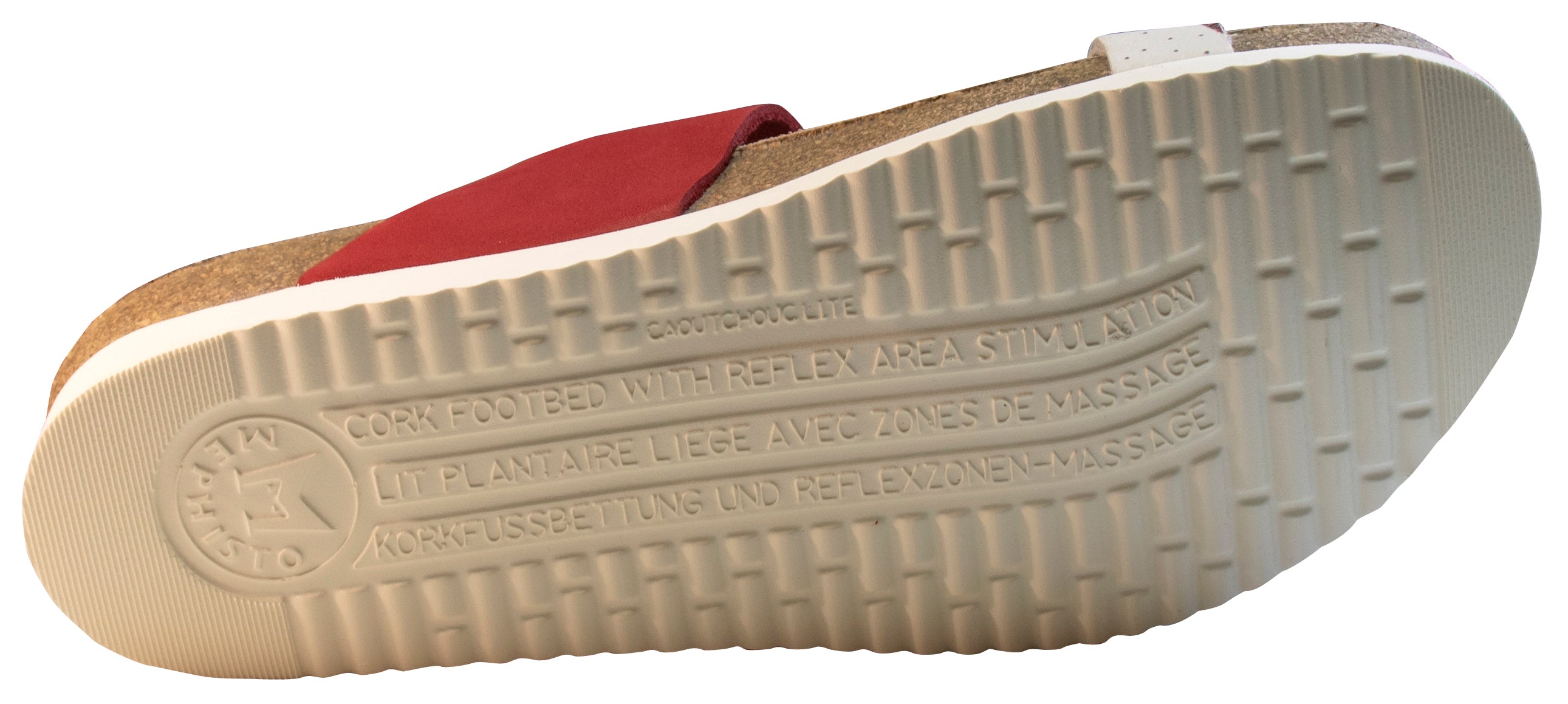 Sandale Helen pour femme de Mephisto, rouge/sandalbuck