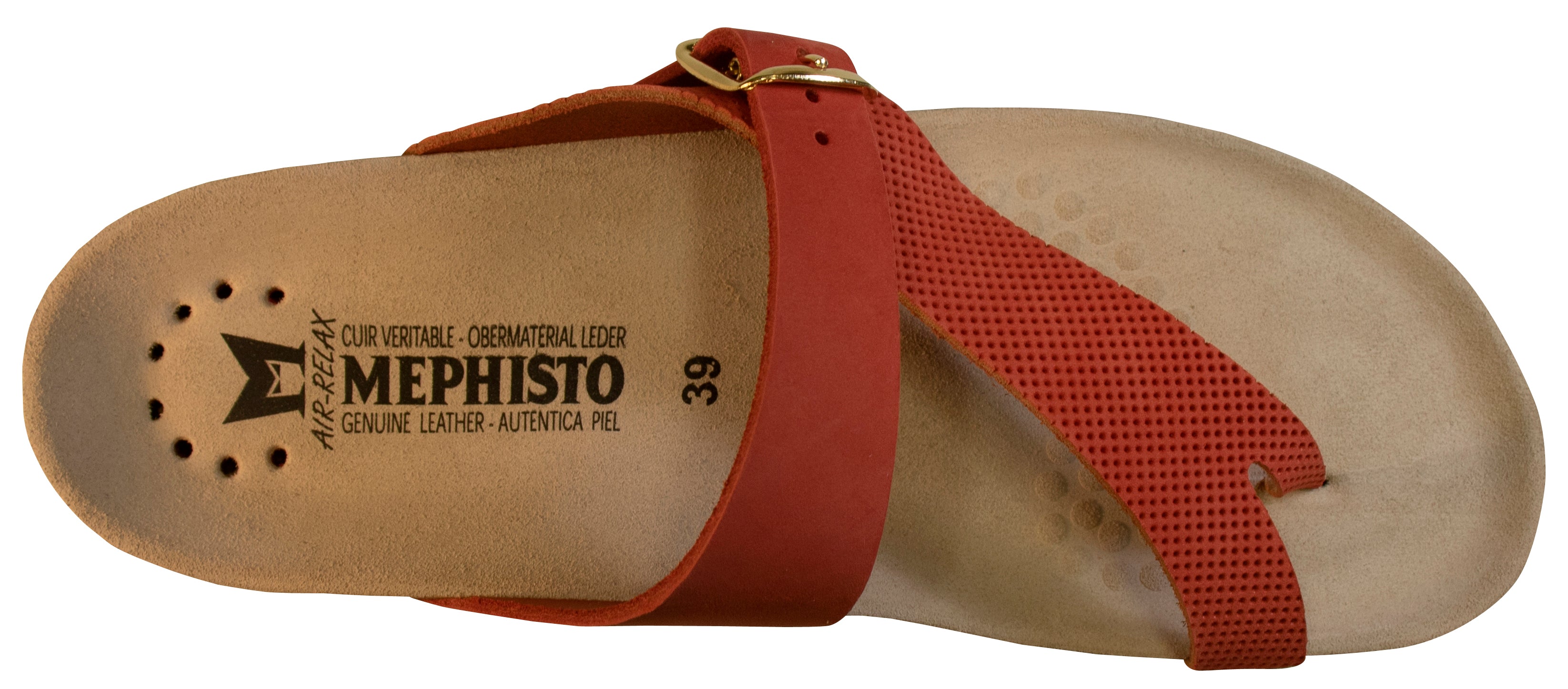 Sandale Helen pour femme Mephisto, corail