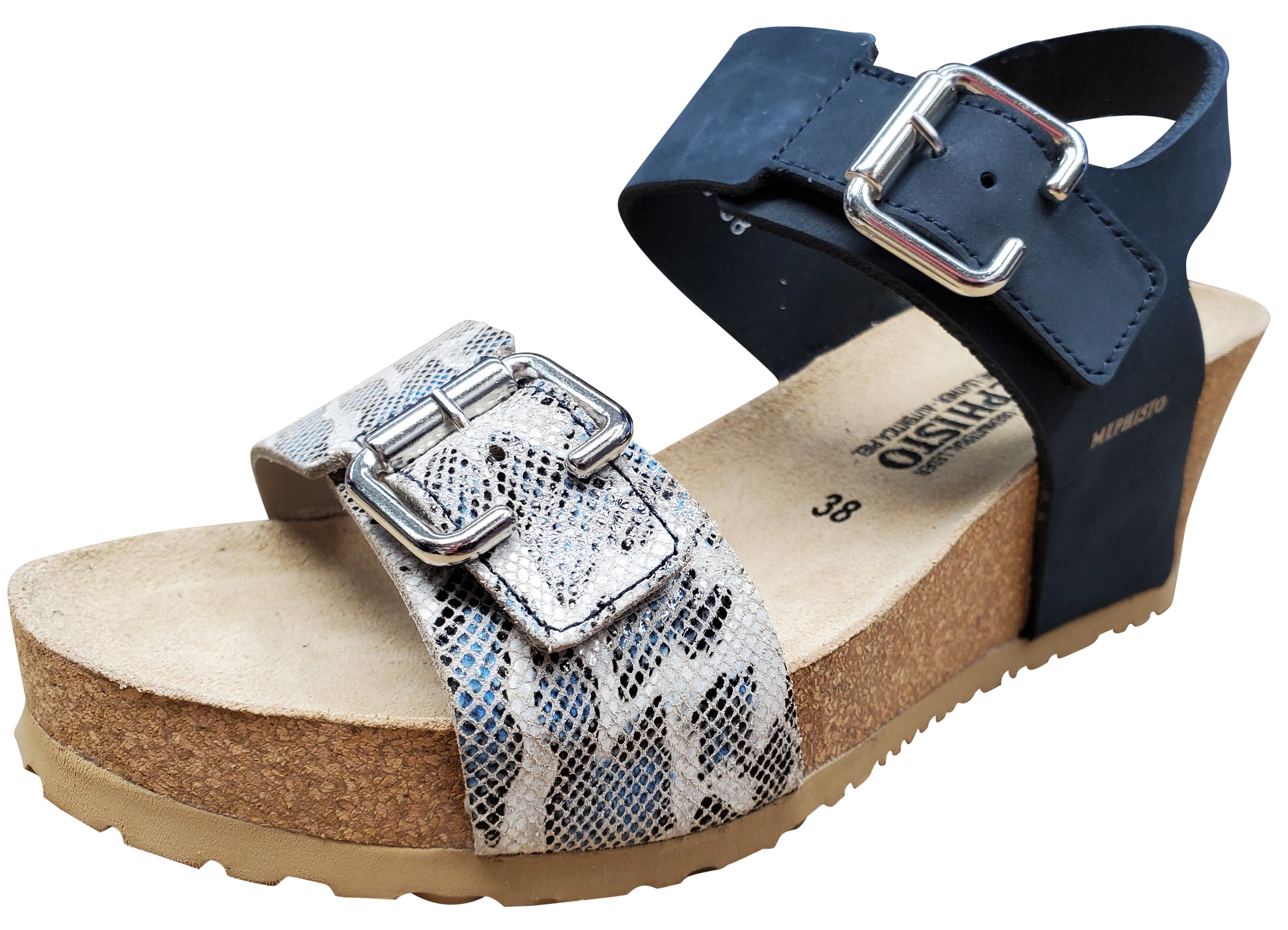 Sandale Lissandra pour femme de Mephisto, bleu marine