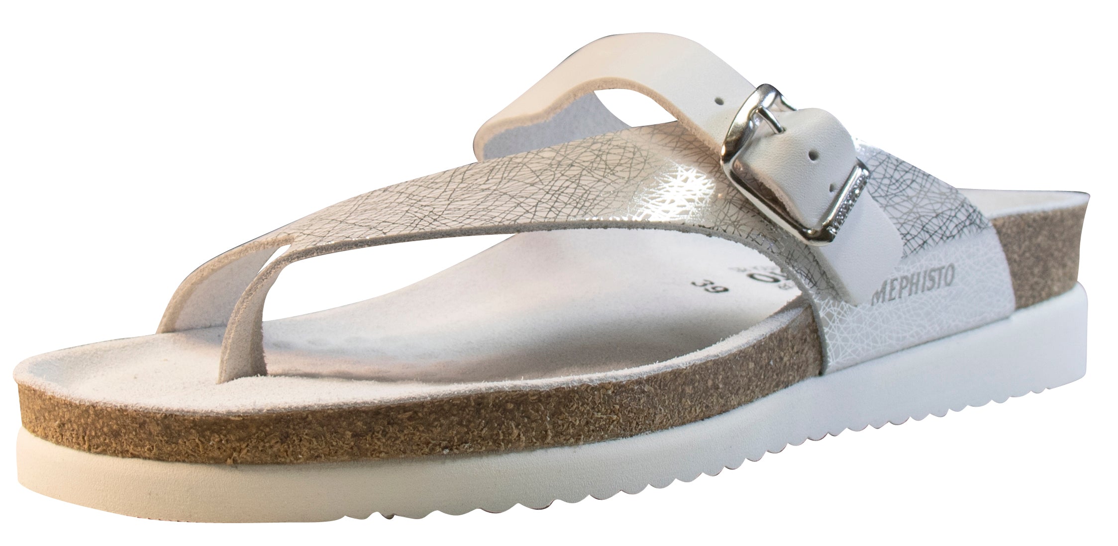 Sandale Helen pour femme de Mephisto, Silver Edison