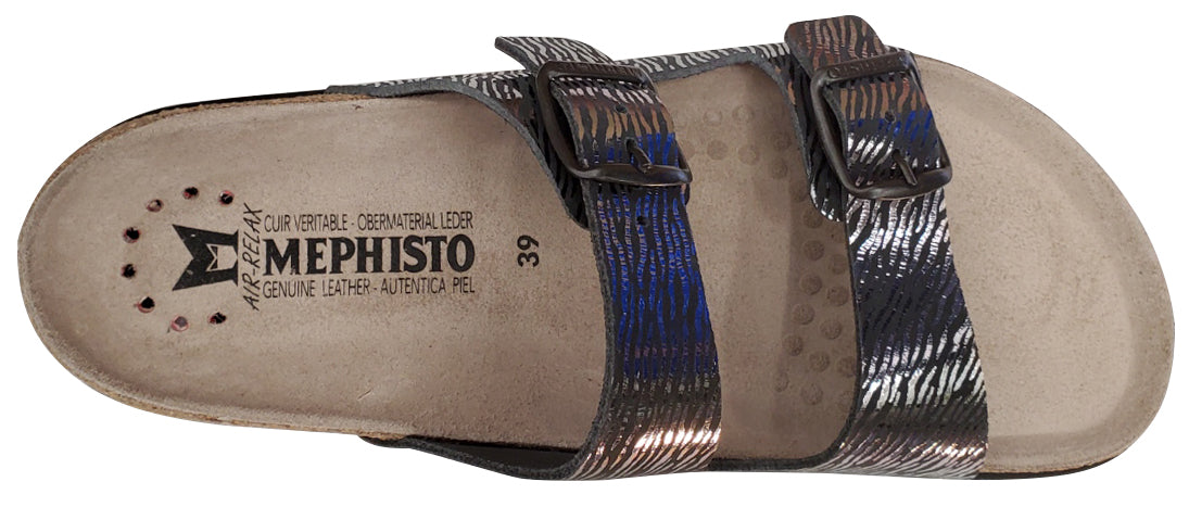 Sandale Helda Plus pour femme de Mephisto, noire zébrée