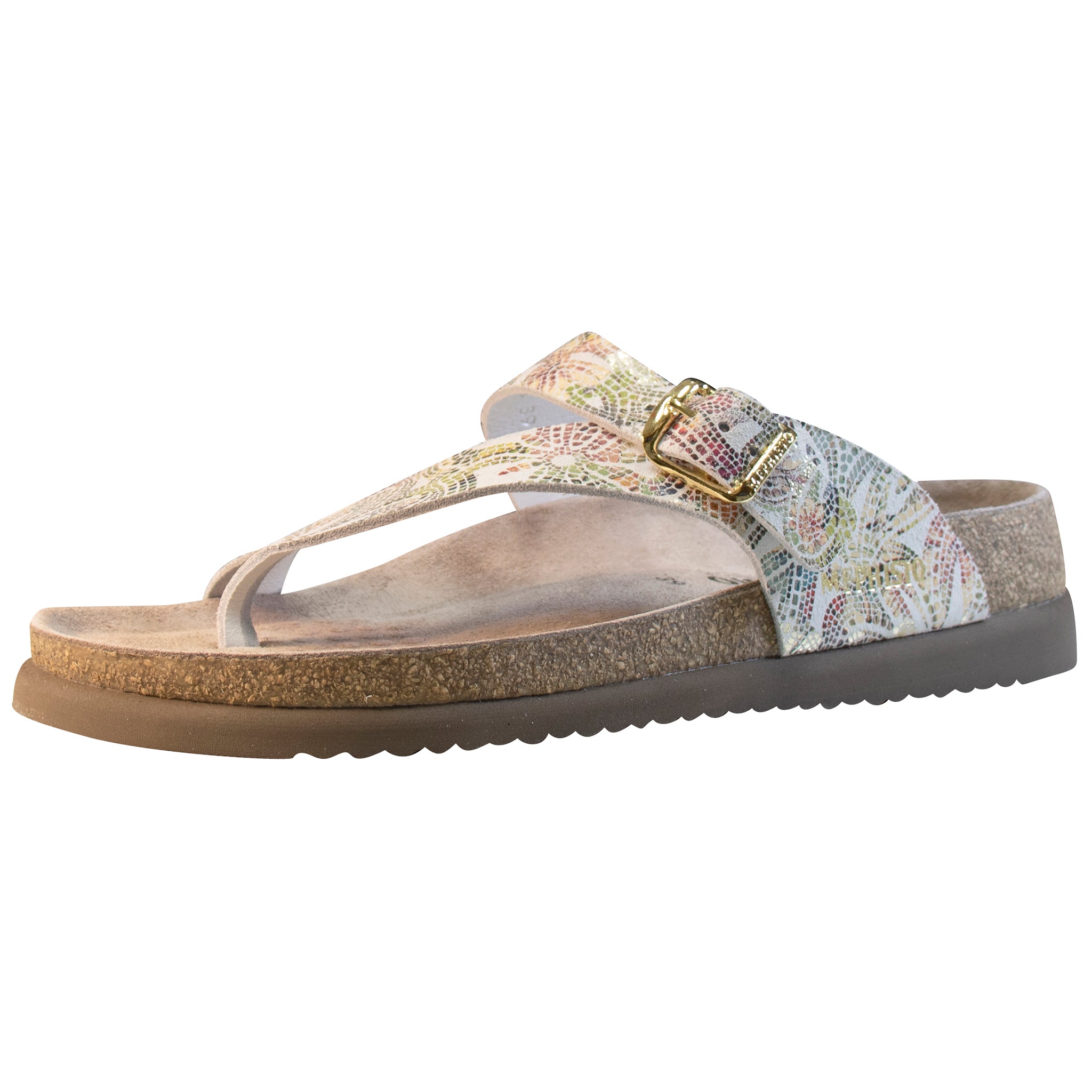 Mephisto Women's Helen Plus Sandal, Multicoloured Pompie 28677