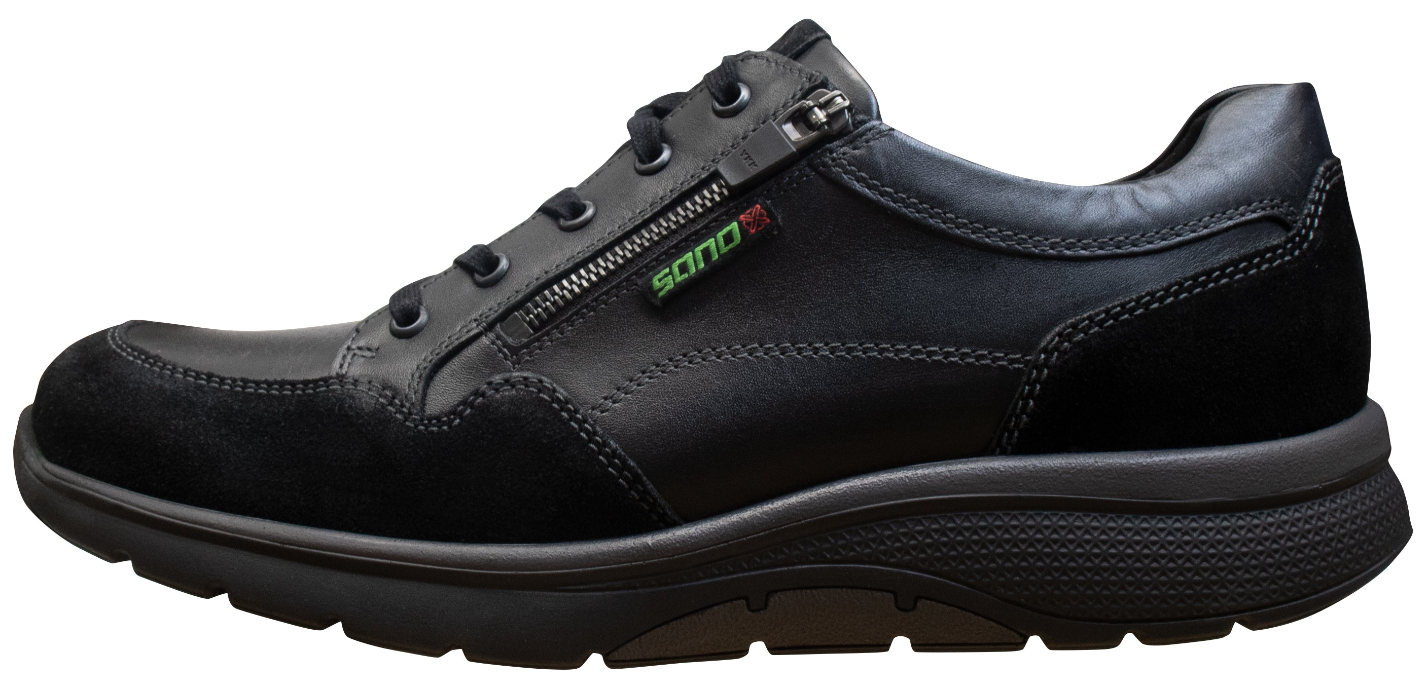 Chaussures de marche Alek pour homme, noires, Sano by Mephisto