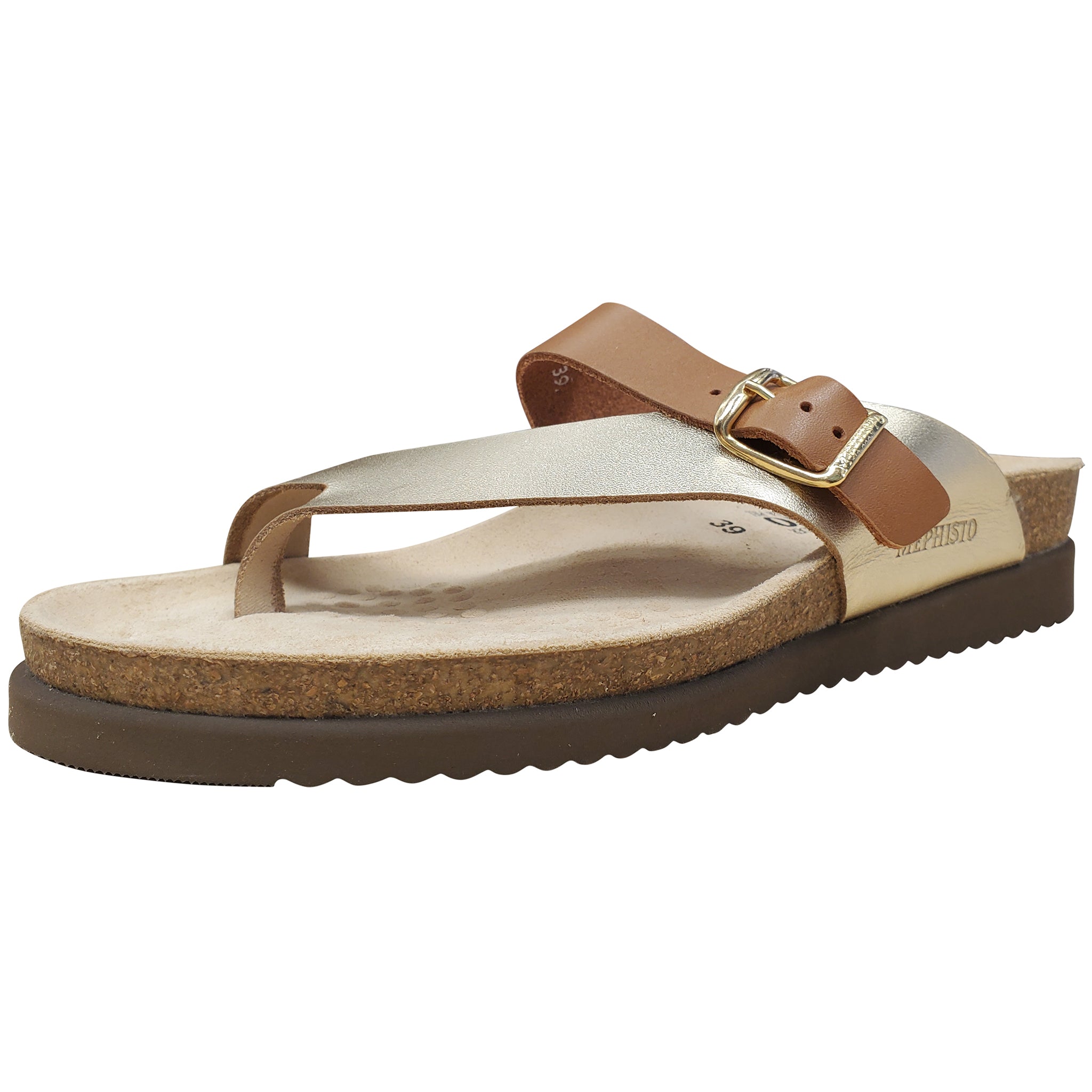 Mephisto Helen Sandal Mix Gold Vega Sandanyl