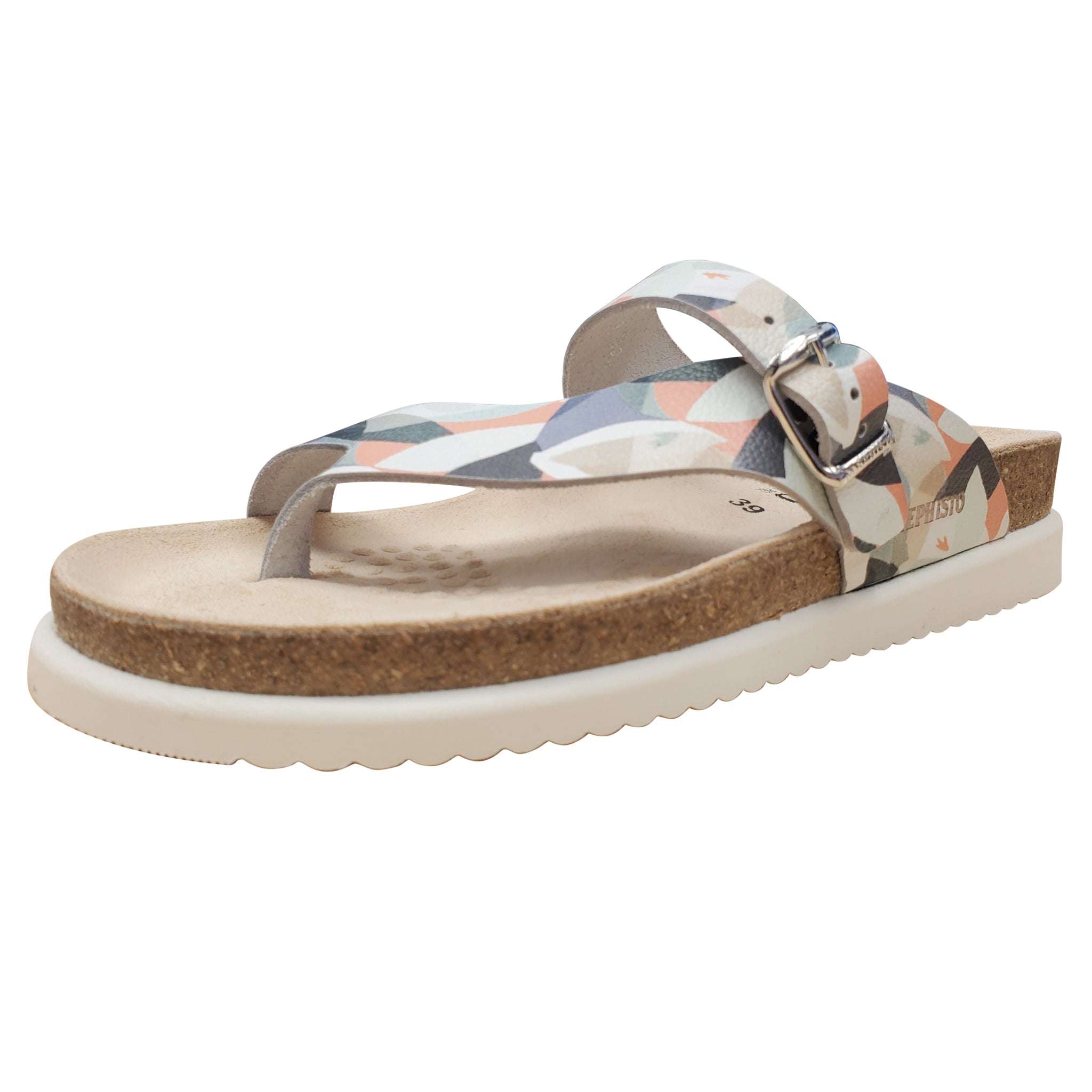 Sandale Mephisto Helen en bambou multicolore