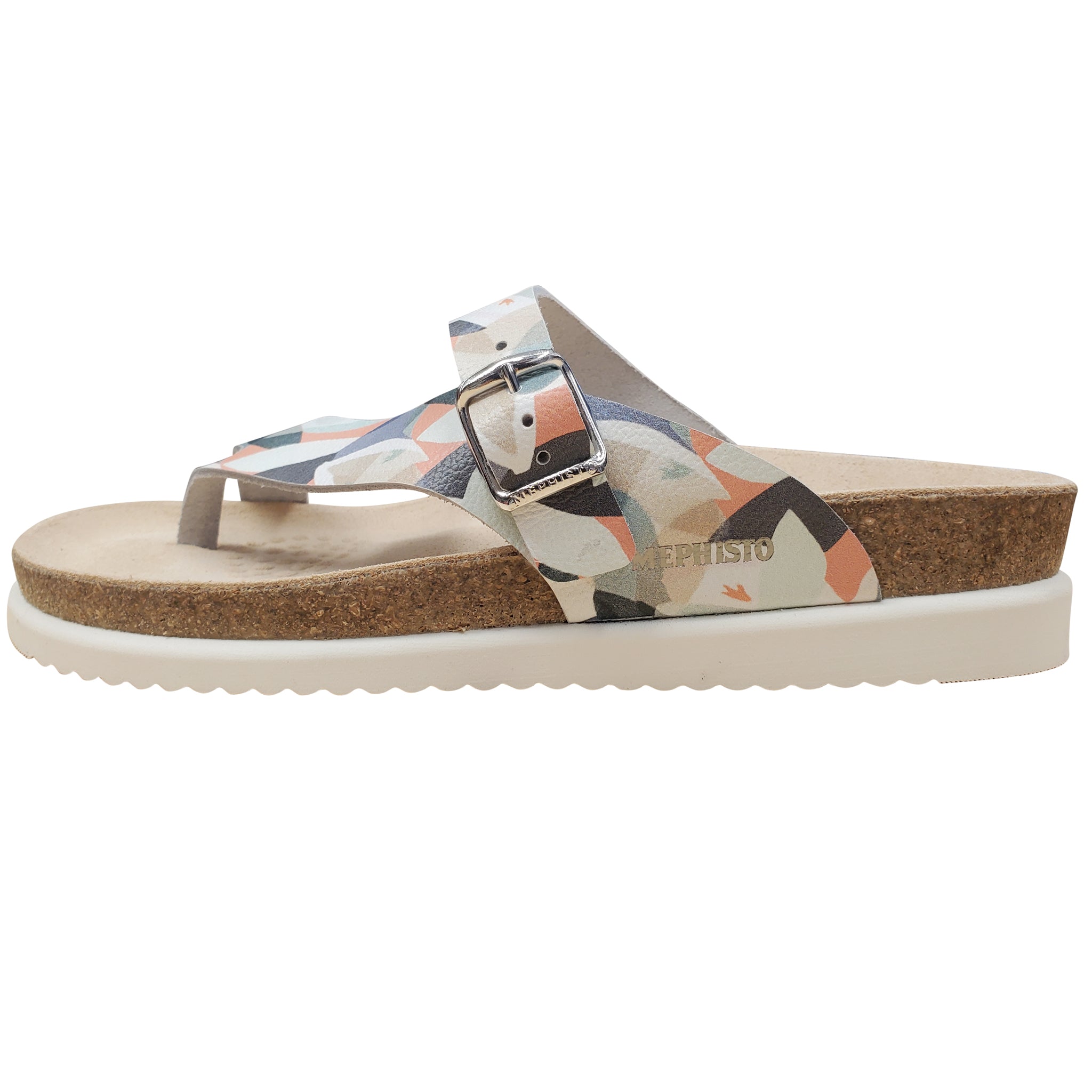 Sandale Mephisto Helen en bambou multicolore