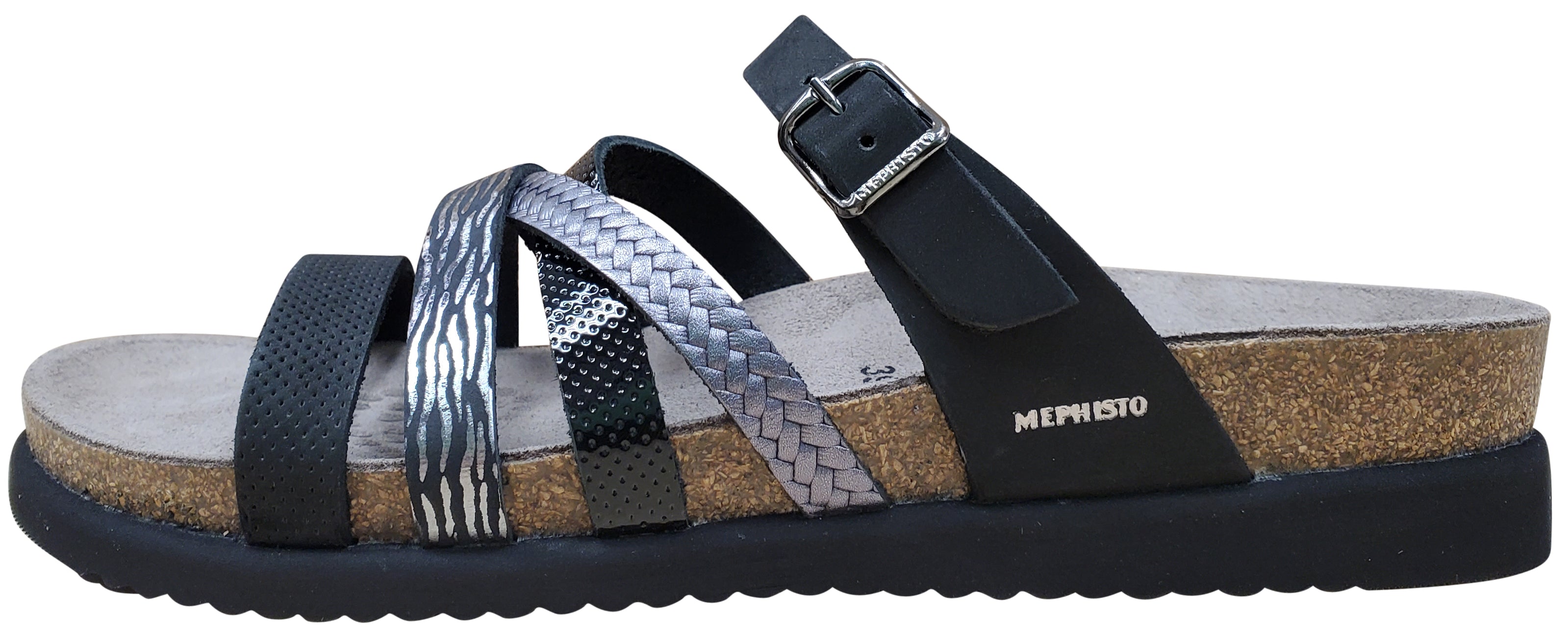 Sandale Huleda noire pour femme de Mephisto