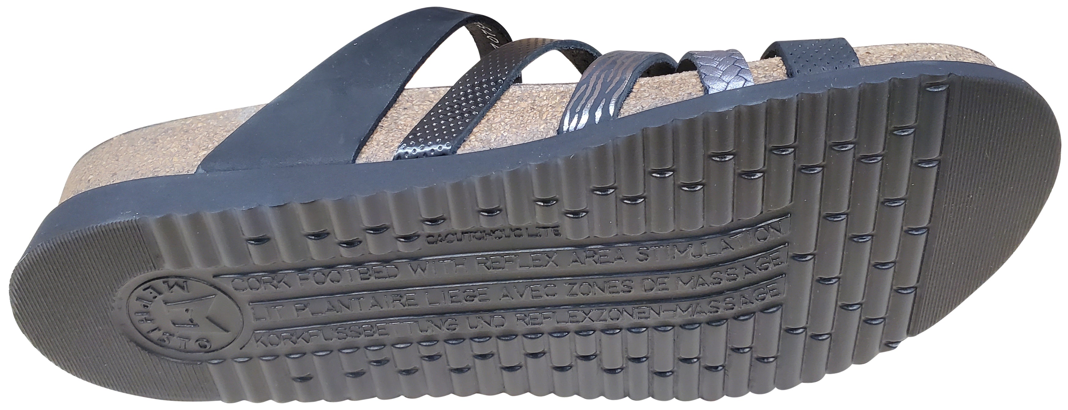 Sandale Huleda noire pour femme de Mephisto
