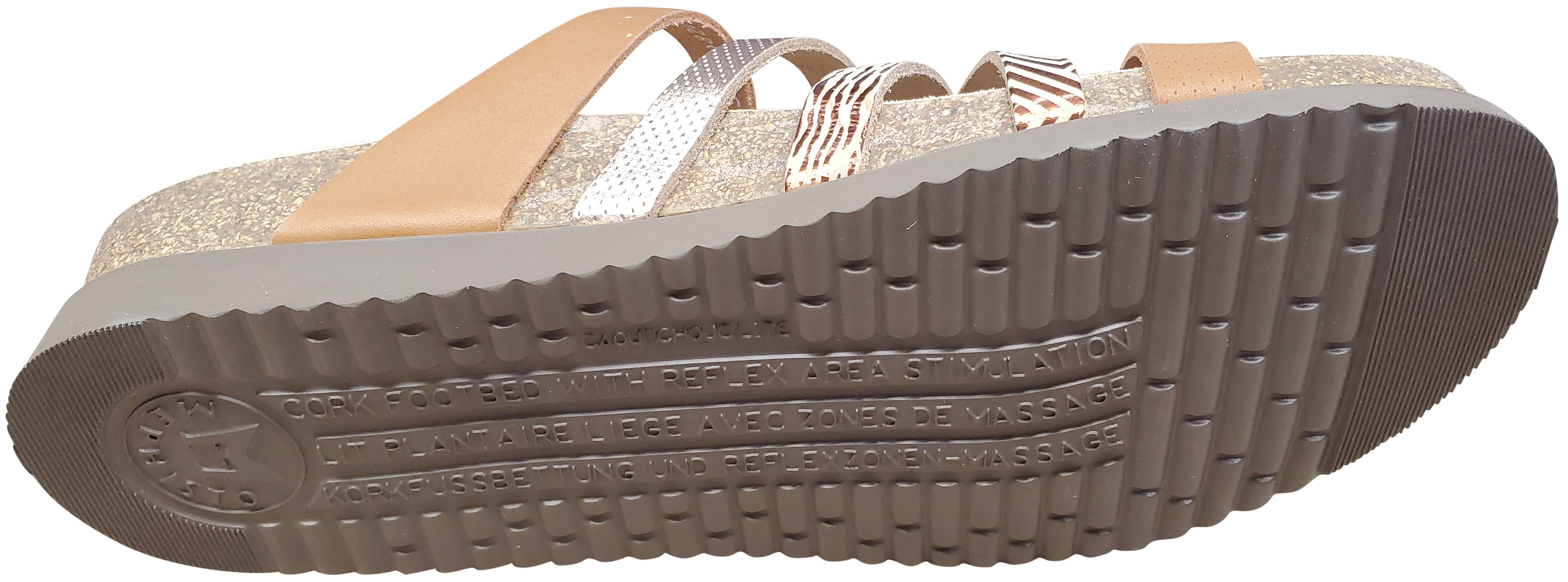Sandale Huleda pour femme Mephisto, couleur camel doré