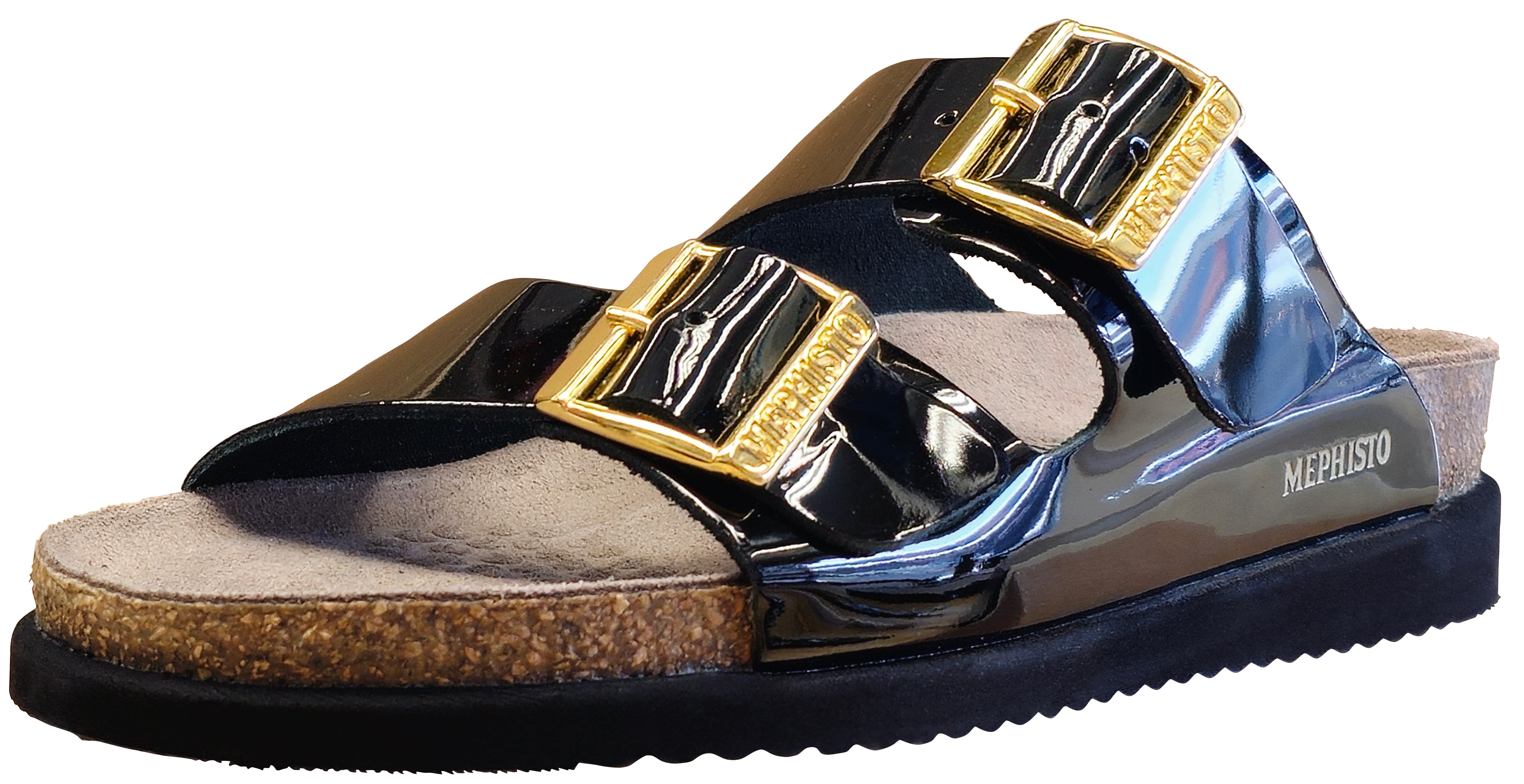 Sandale Hester pour femme Mephisto, noir vernis 1100