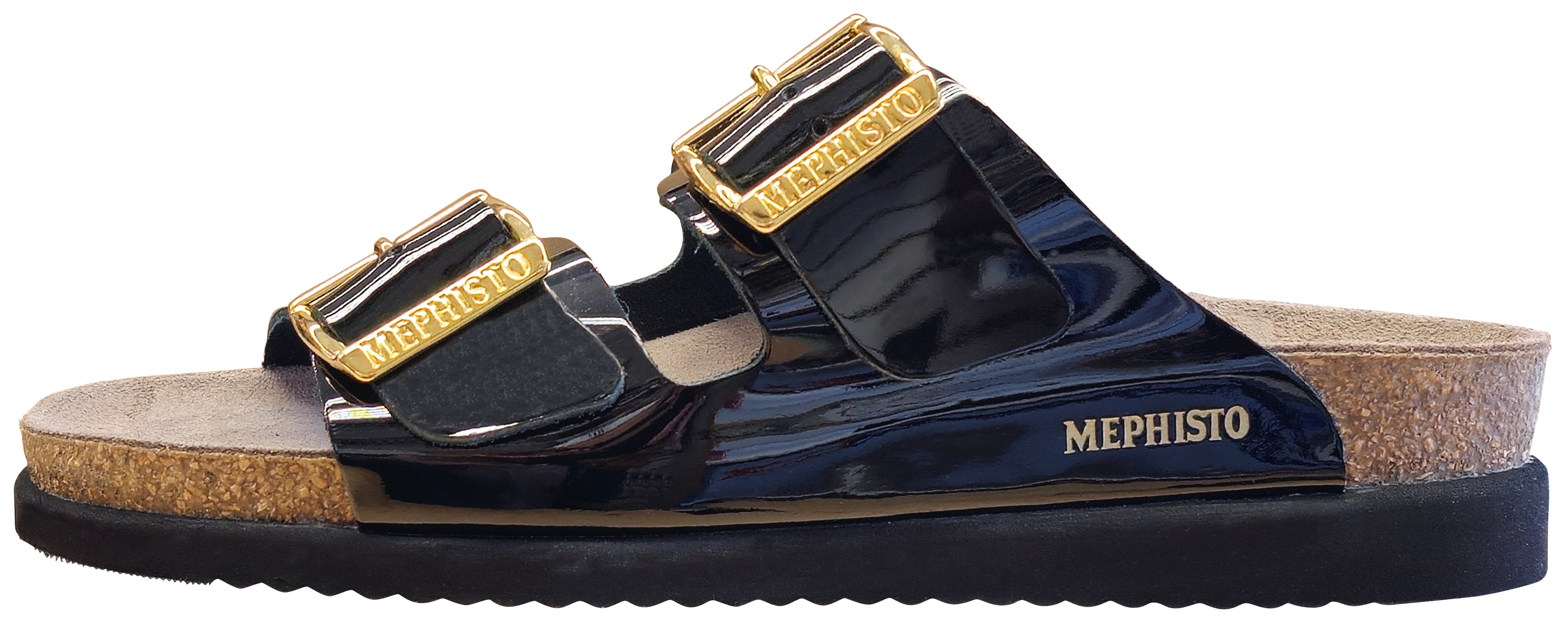 Sandale Hester pour femme Mephisto, noir vernis 1100