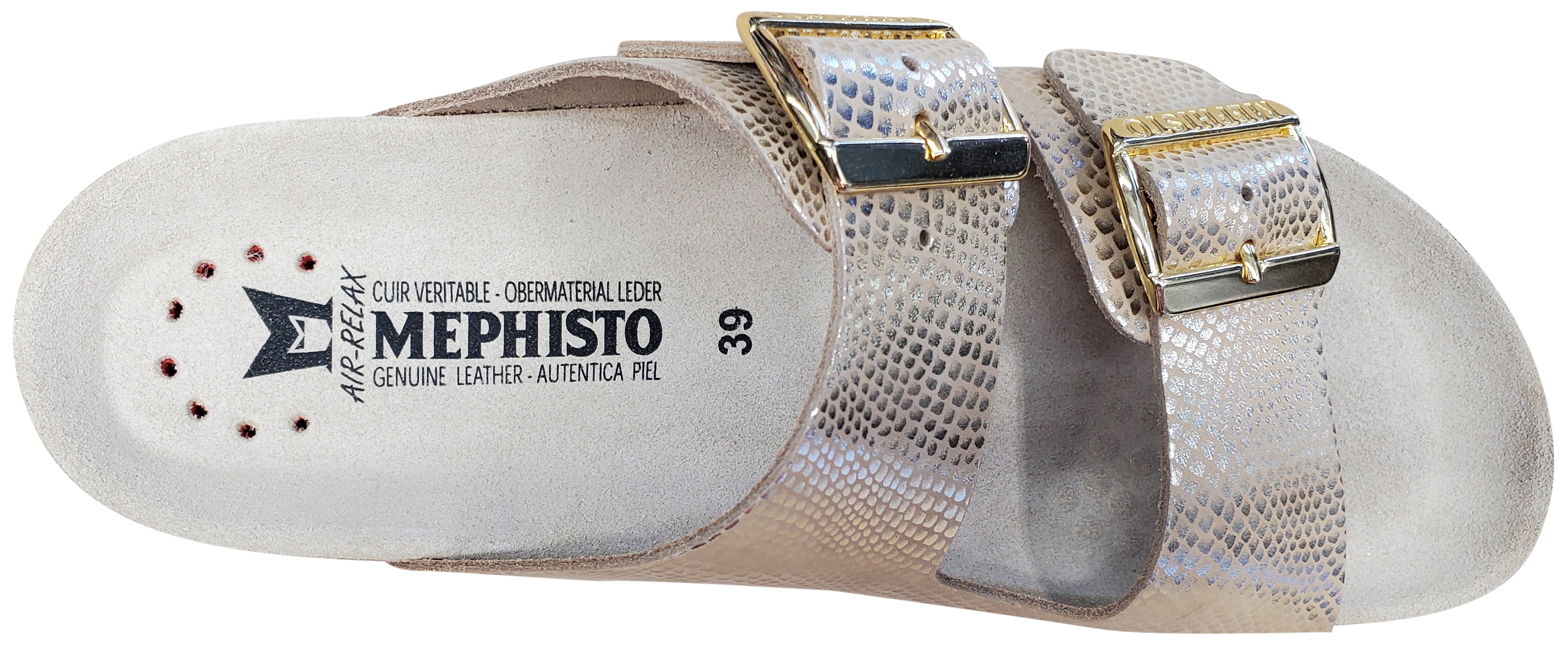 Sandale Hester pour femme Mephisto, couleur sable clair