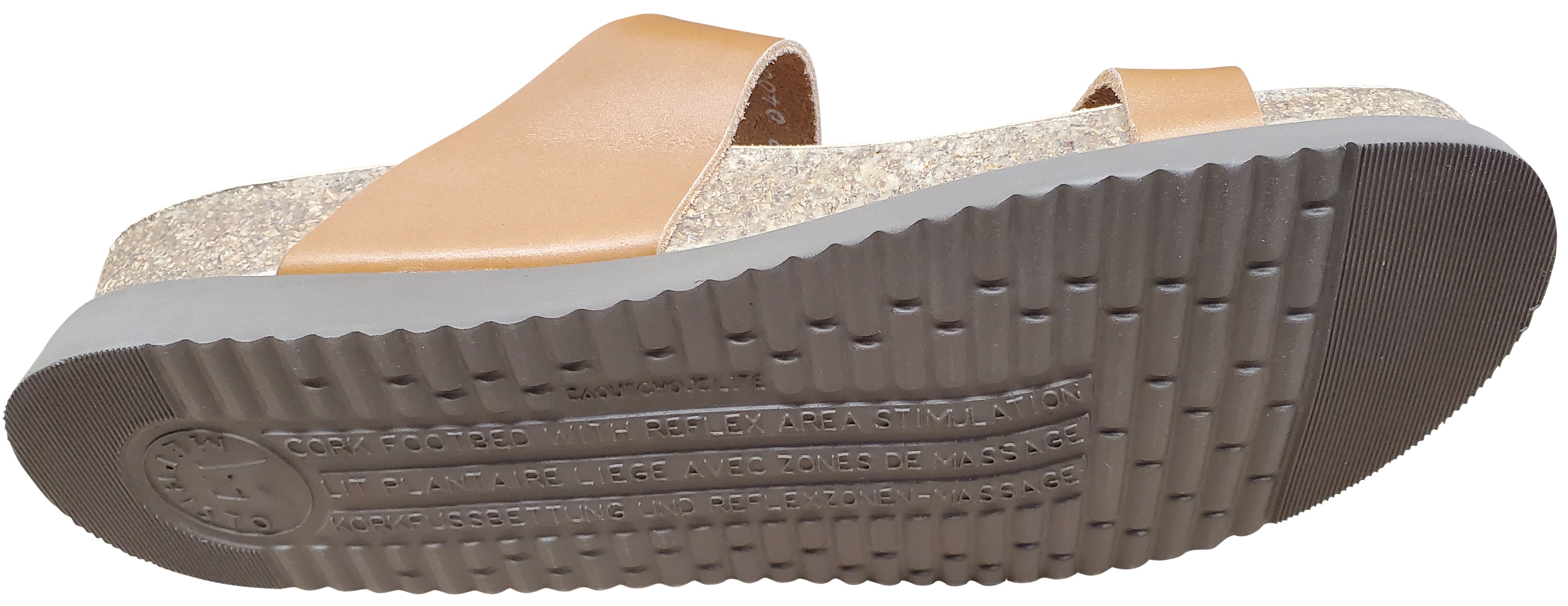 Sandale Heleonore pour femme Mephisto Camel Zebra