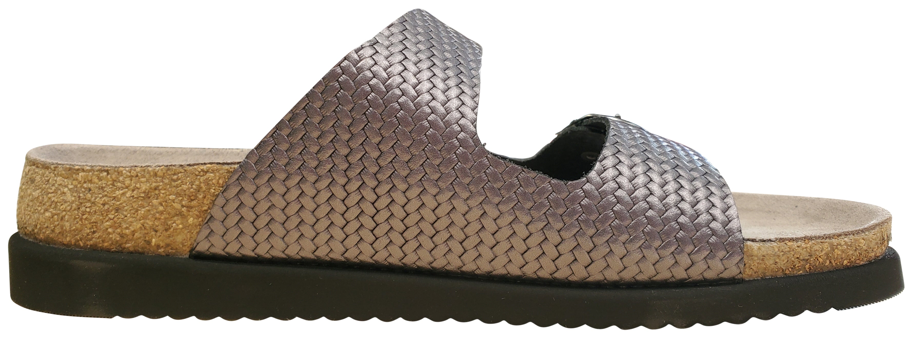 Sandale Helda Plus pour femme de Mephisto, grise torsadée