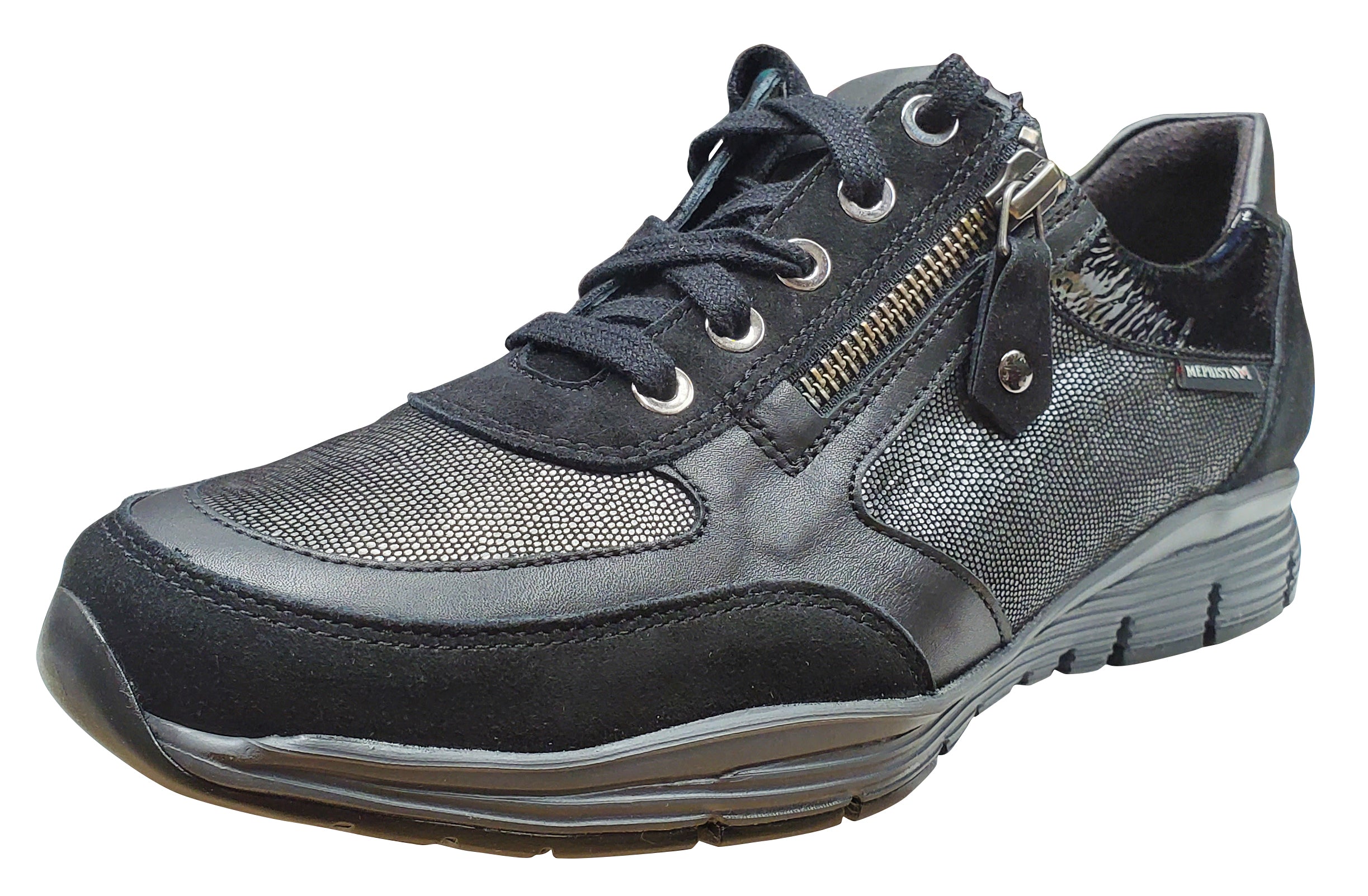 Chaussures de marche Mephisto Ylona pour femme, noires