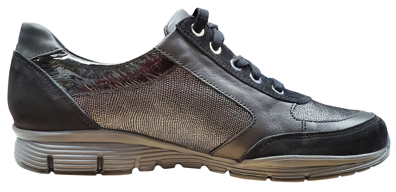 Chaussures de marche Mephisto Ylona pour femme, noires