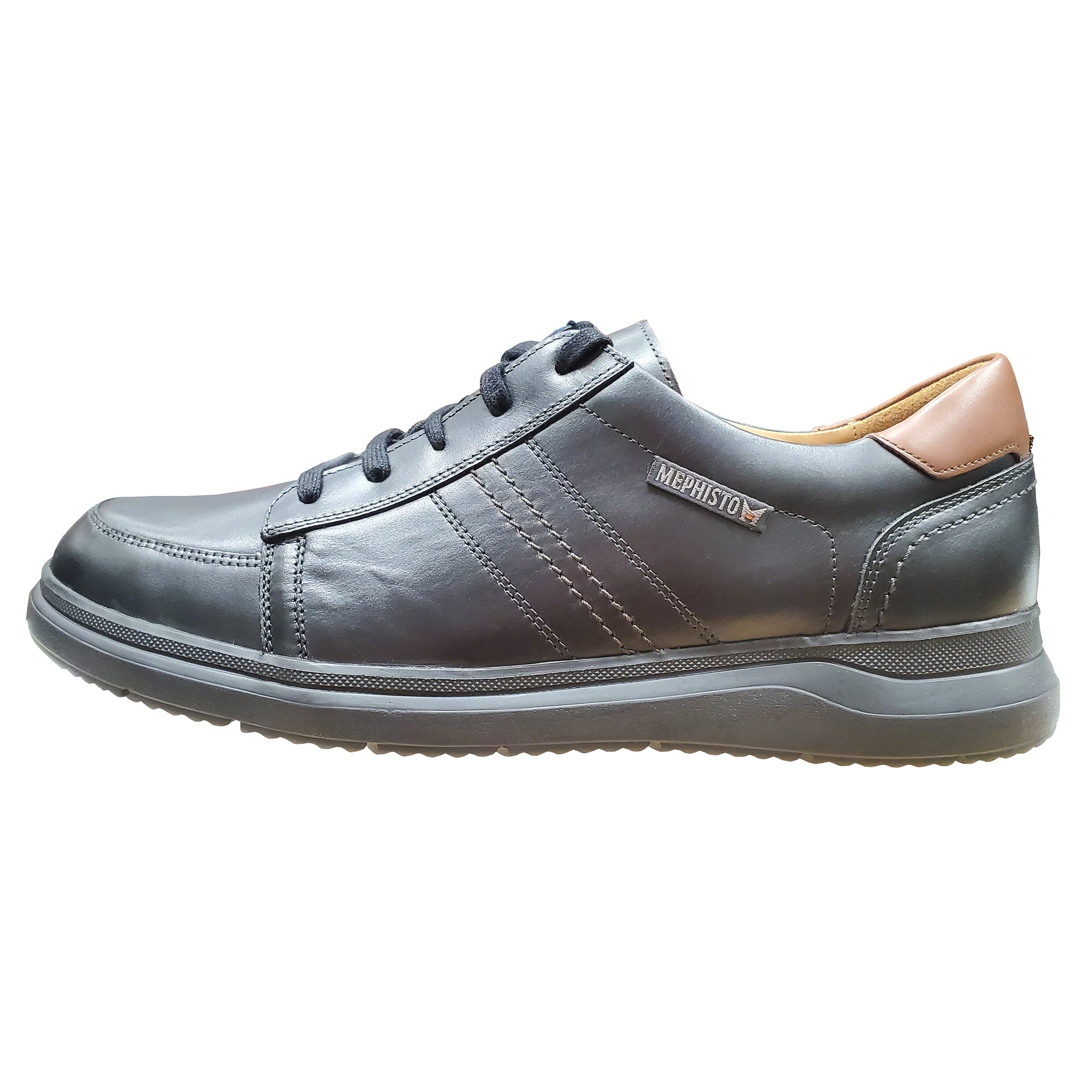 Chaussures de marche Mephisto Amelio pour homme, noires