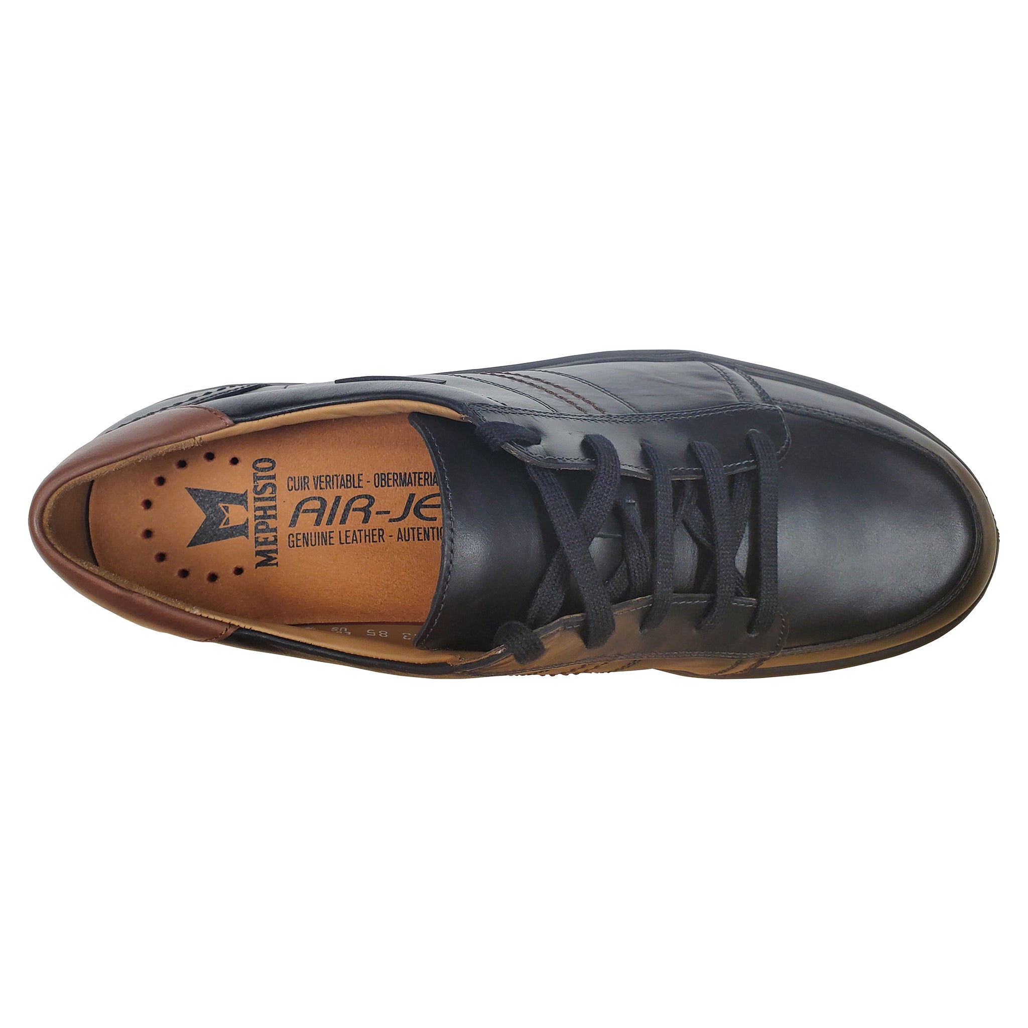Chaussures de marche Mephisto Amelio pour homme, noires