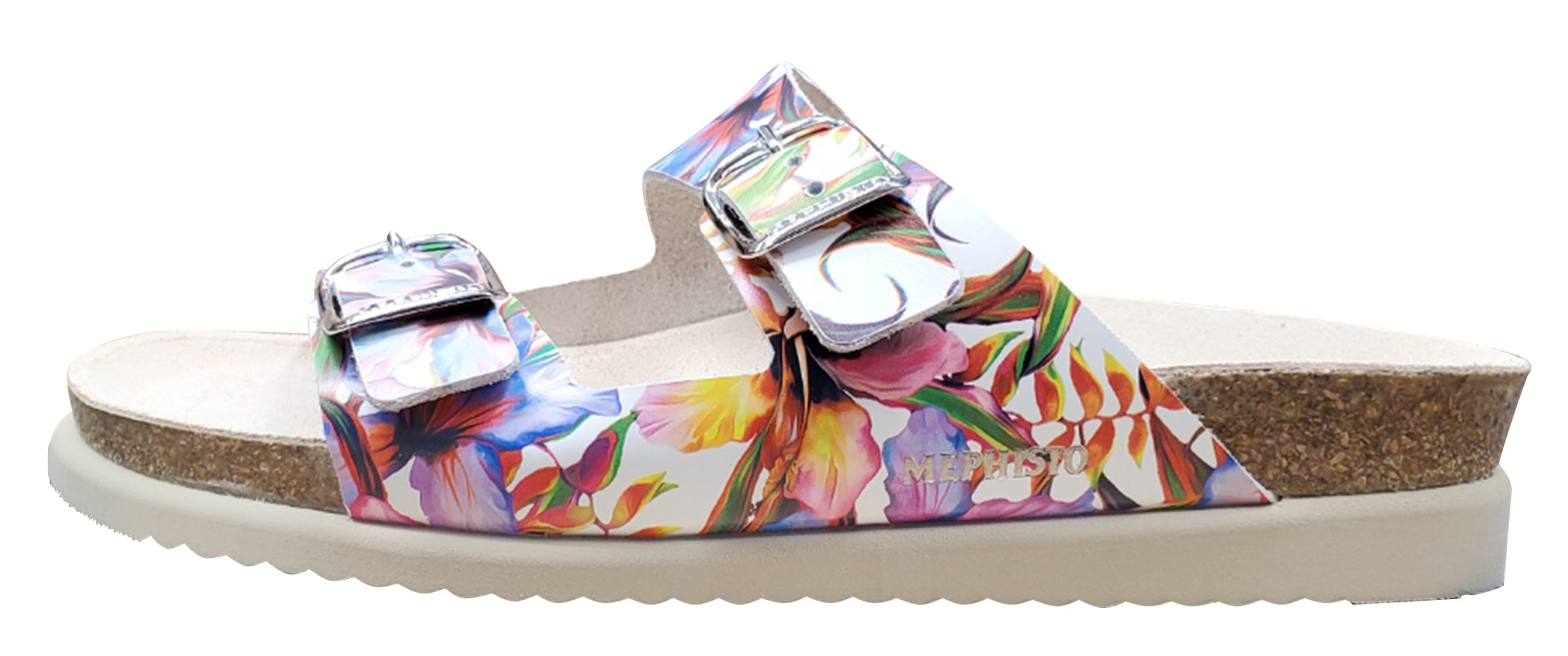 Sandale Harmony pour femme Mephisto à motif floral multicolore