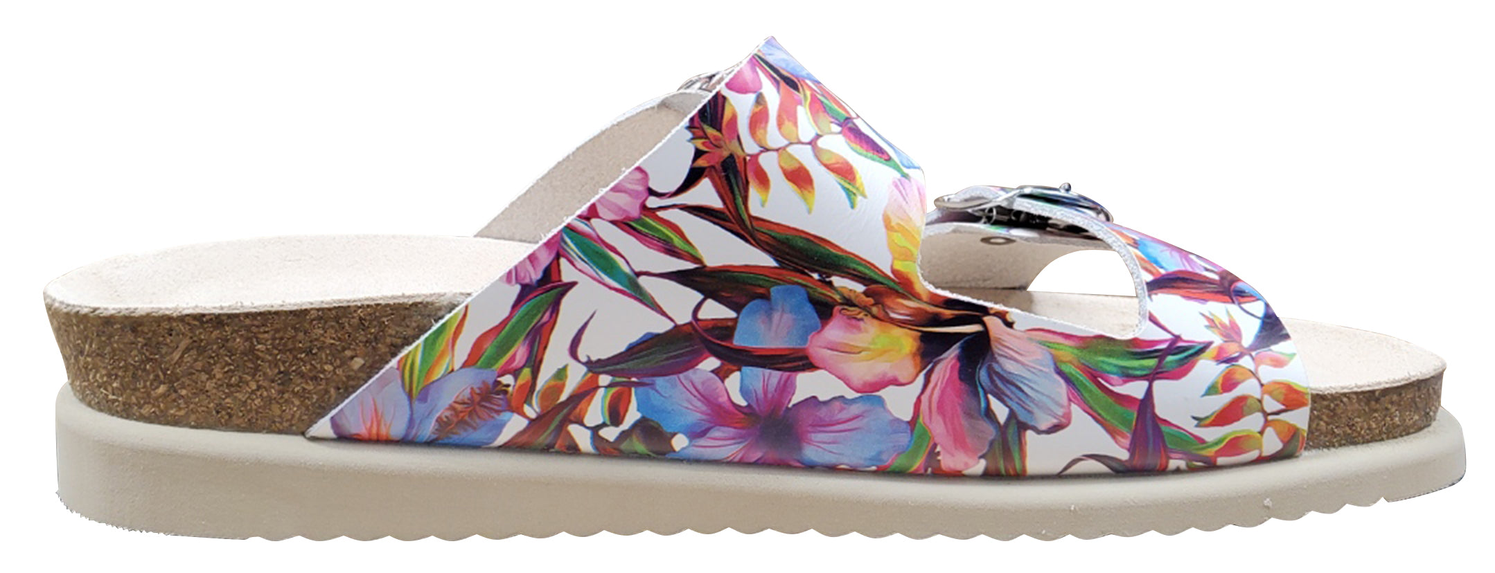 Sandale Harmony pour femme Mephisto à motif floral multicolore