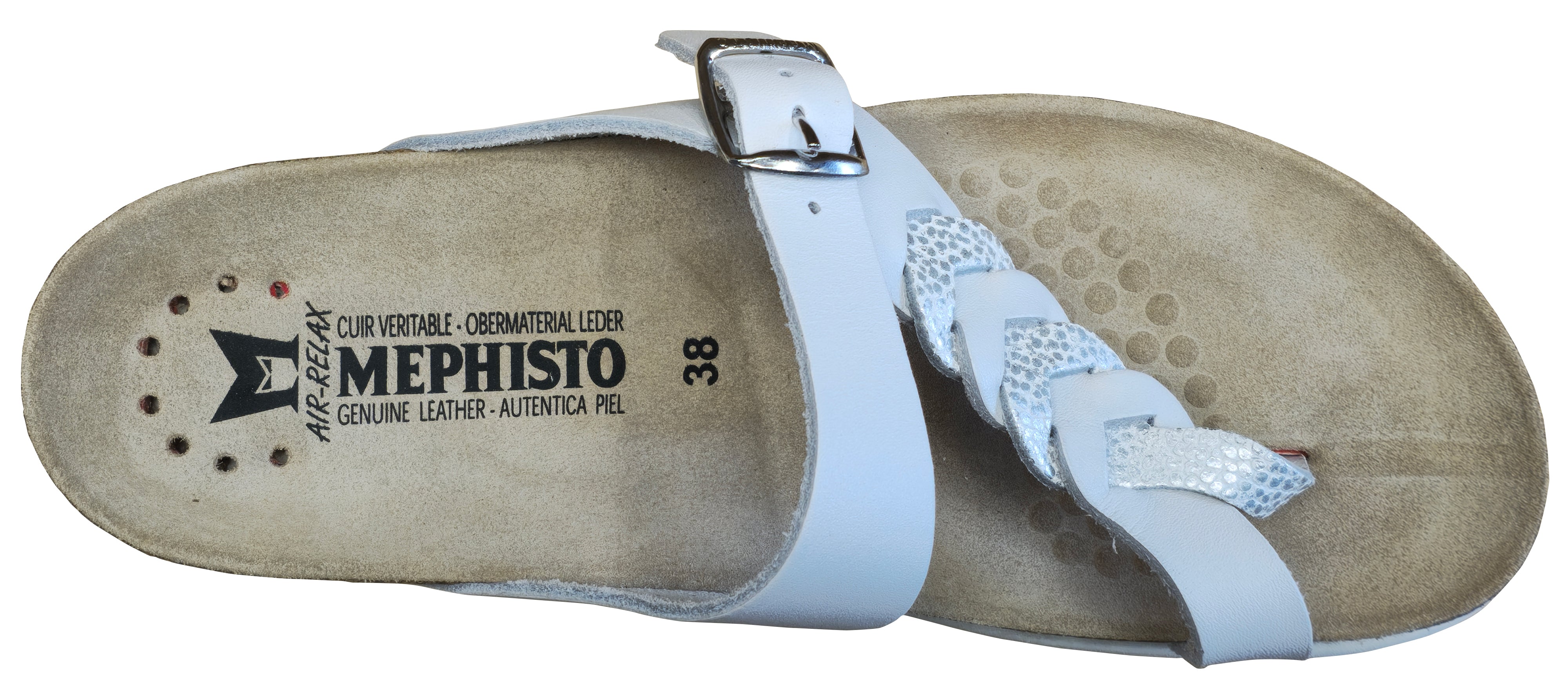 Sandale Heleonore blanche pour femme de Mephisto