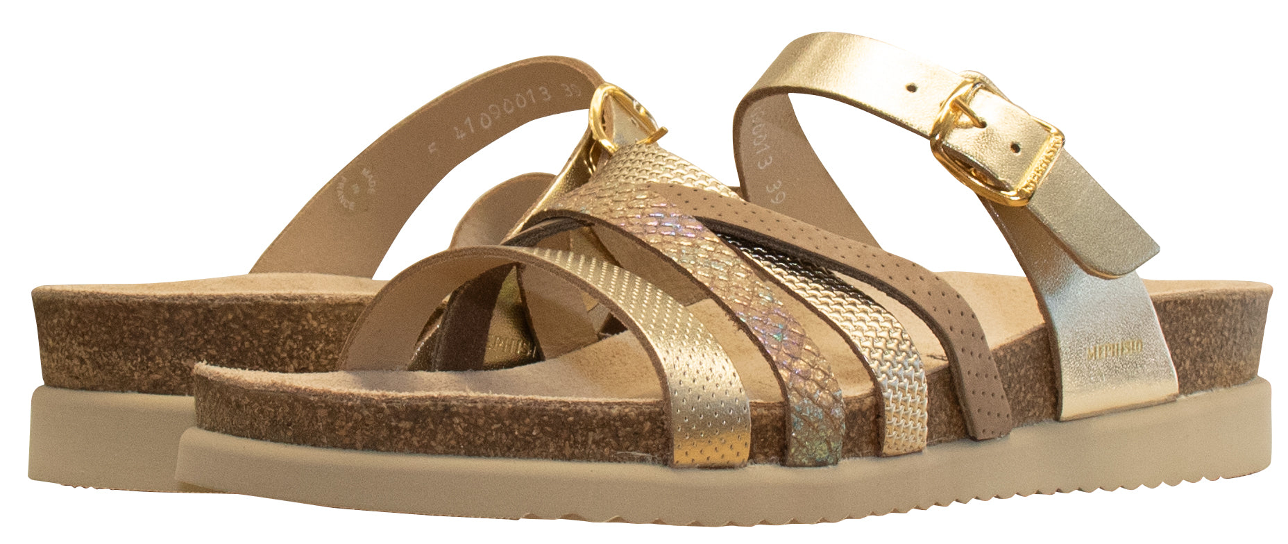 Sandale Huleda Mephisto pour femme, dorée, Vega Flash