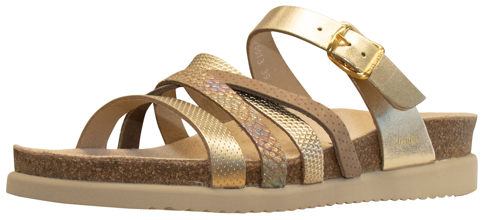 Sandale Huleda Mephisto pour femme, dorée, Vega Flash
