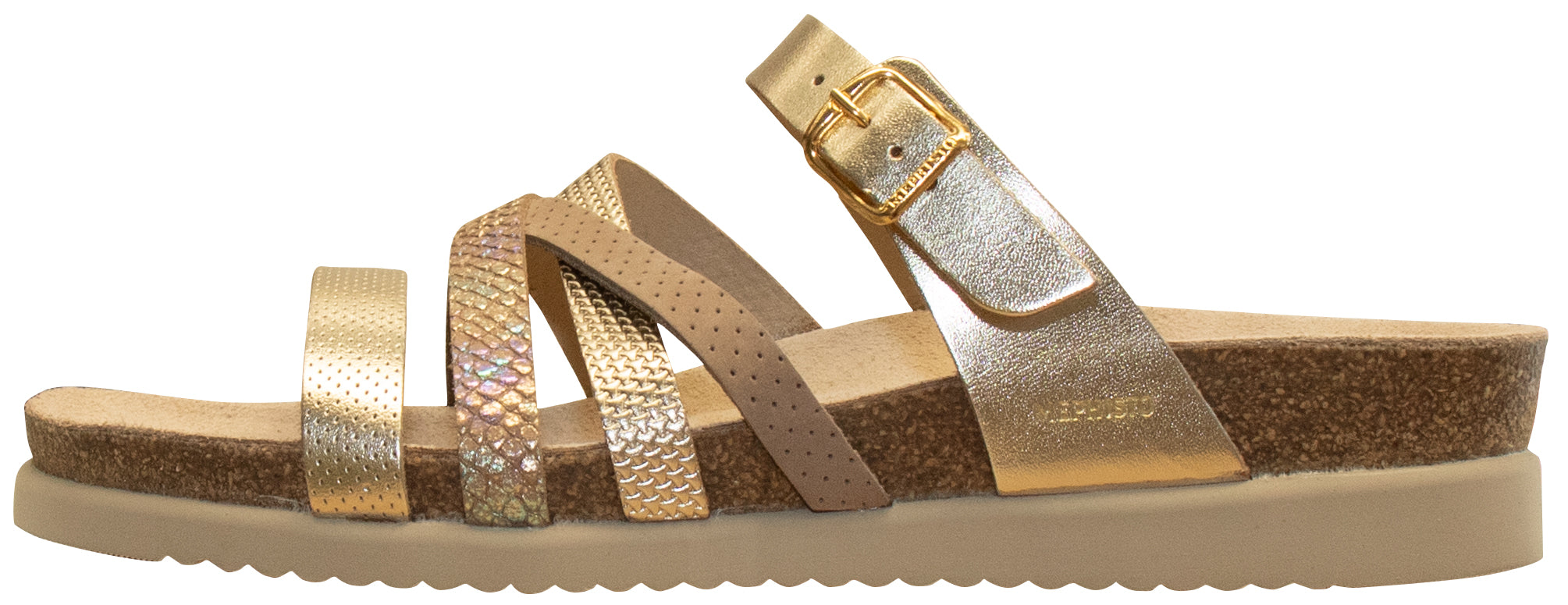 Sandale Huleda Mephisto pour femme, dorée, Vega Flash