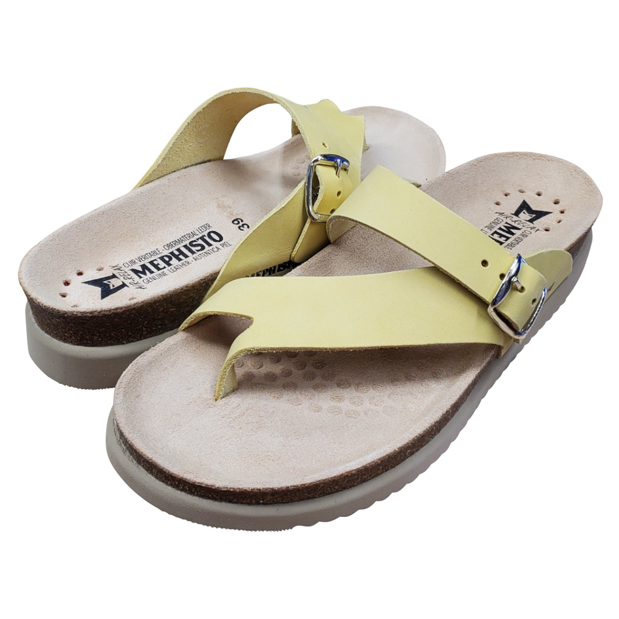 Sandale Mephisto Helen Sandalbuck jaune