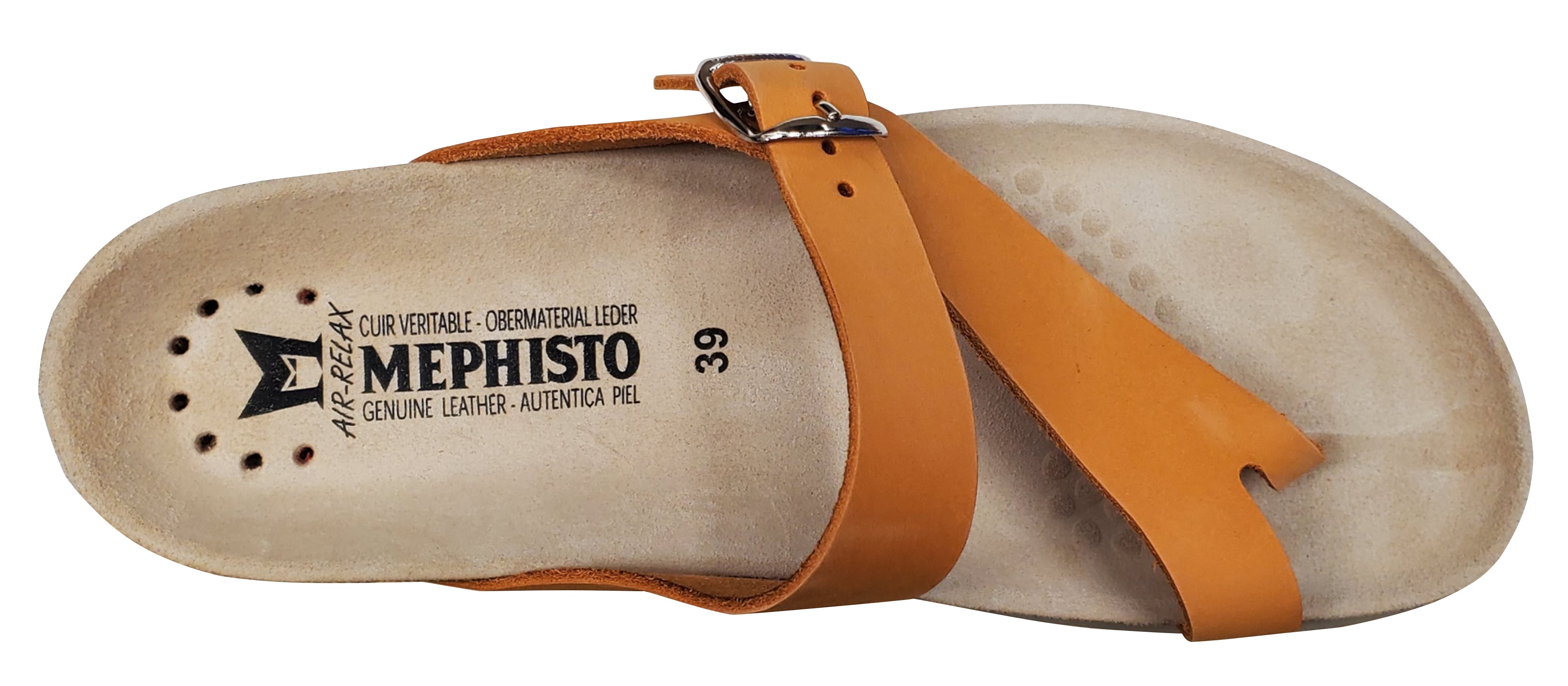 Sandale Mephisto Helen Orange Sandalbuck 6096N