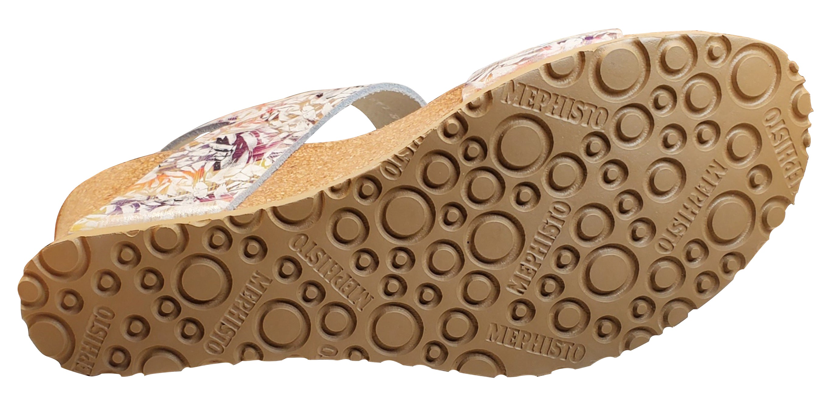 Sandale compensée Lissia pour femme de Mephisto, multicolore, Jamaïque